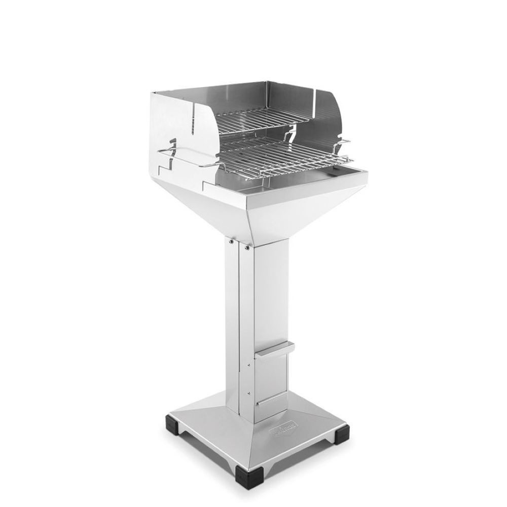 Thüros Holzkohlegrill T2 Direkt Plus Set, inkl. Warmhalterost & Windansteckblech