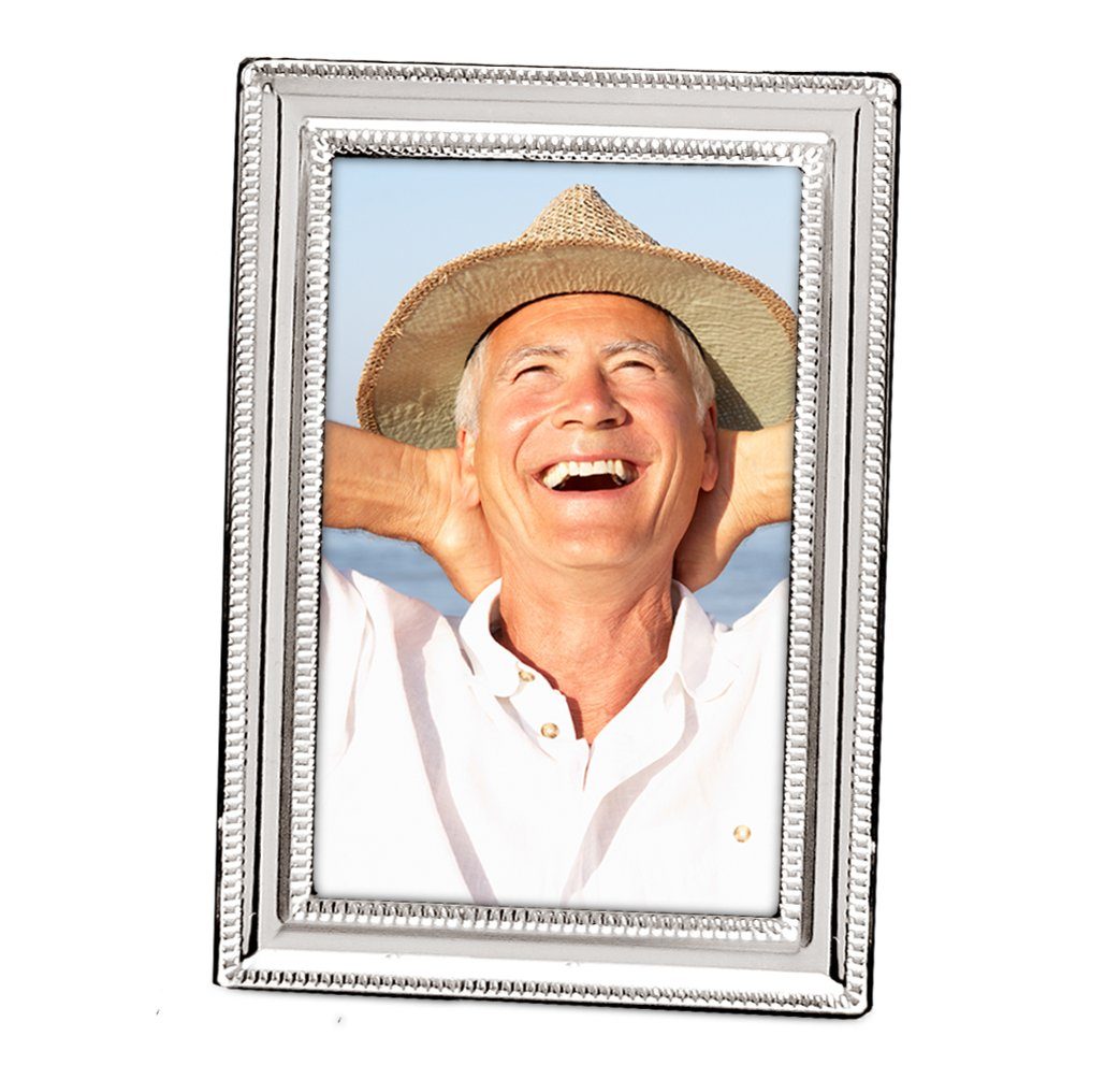 EDZARD Bilderrahmen Matera, versilbert und anlaufgeschützt, für 10x15 cm Fo günstig online kaufen