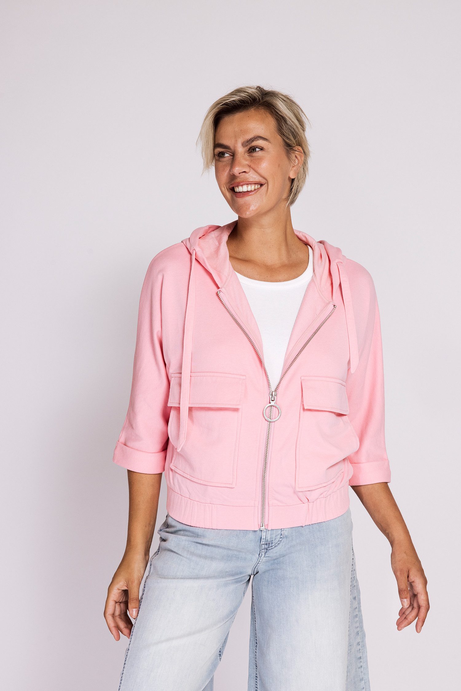 Zhrill Sweatblazer HARIKE mit Kapuze und Kordelzug