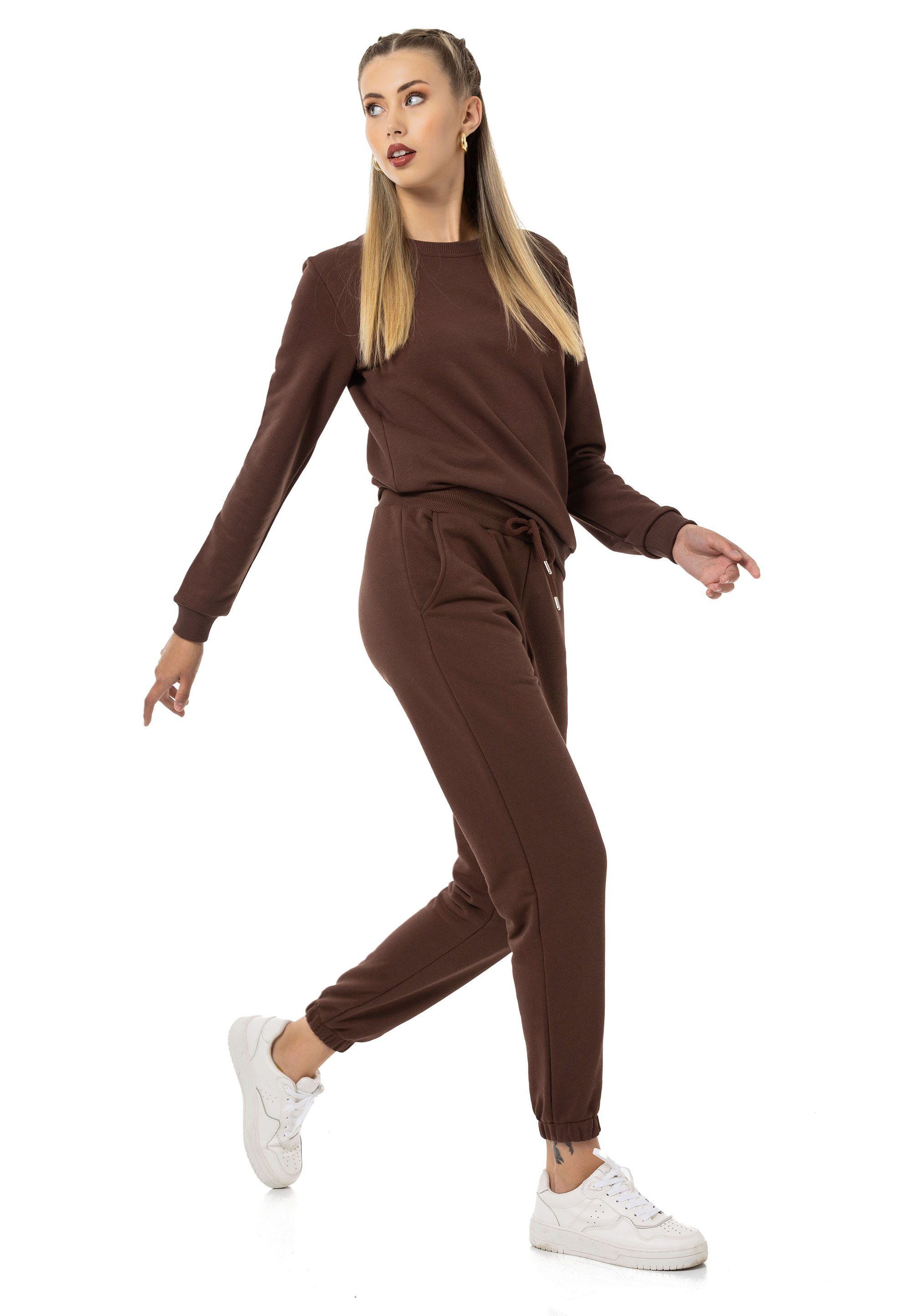 RedBridge Jogginganzug Sweatshirt mit Sweatpant Premium Basic (Set, 2-tlg) – Bild 3 von 5