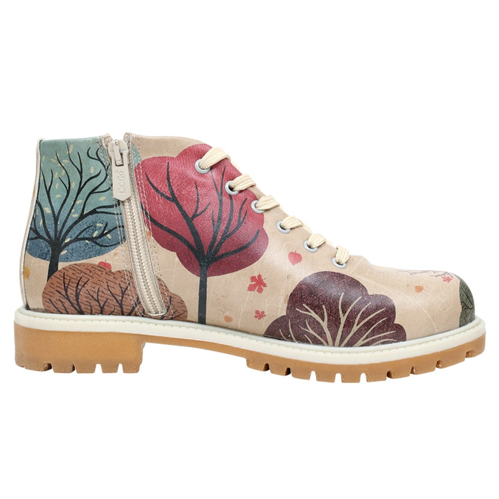 DOGO Shortcut Boots Around The World Damen Stiefeletten Stiefel Handgefertigt
