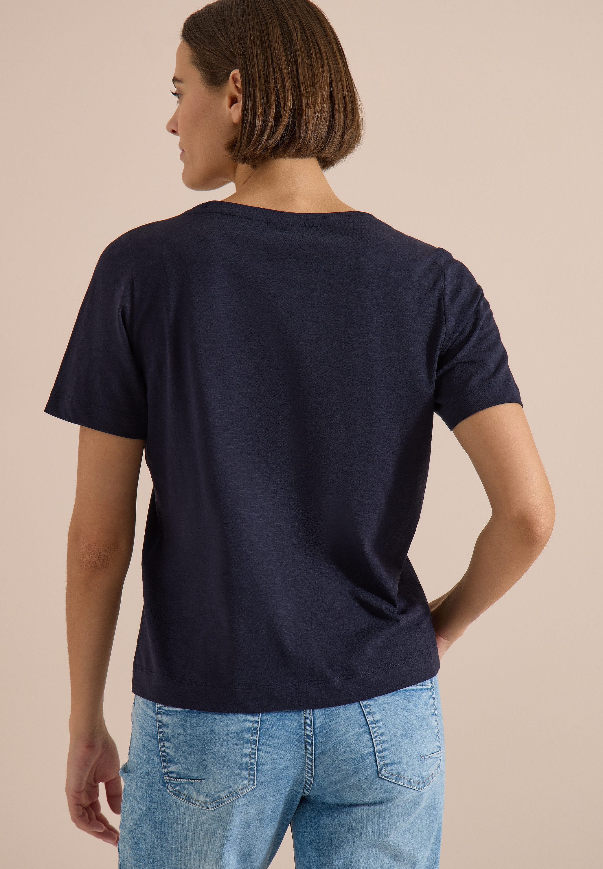 CECIL Kurzarmshirt Sommershirt mit Print