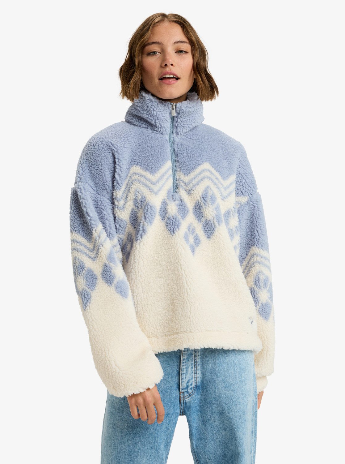 Roxy Kapuzensweatshirt MOUNTAIN STORY WBS0 EGRET
