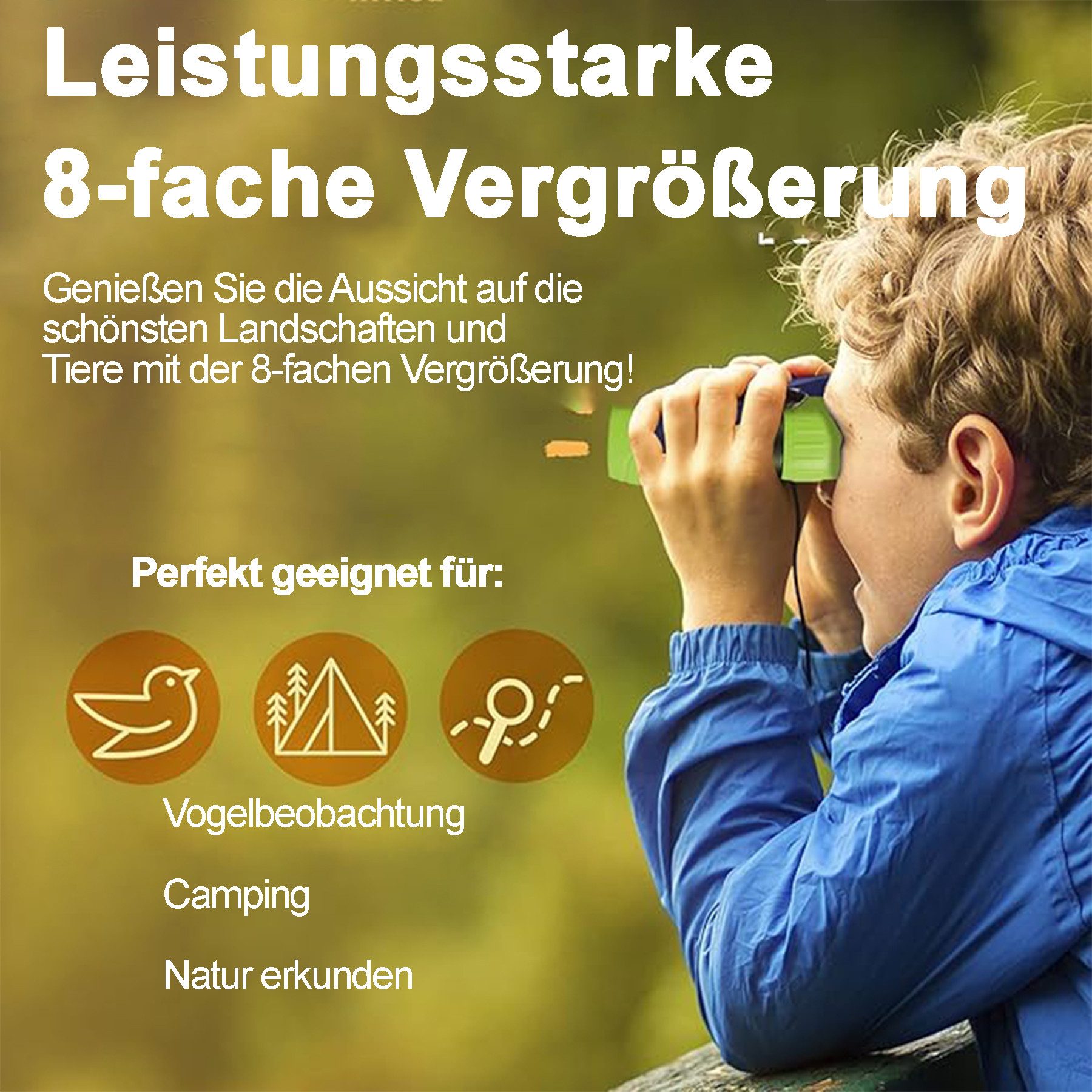 Mutig Outdoor-Spielzeug Fernglas für Kinder-Optimales Geschenk für Jungen u günstig online kaufen