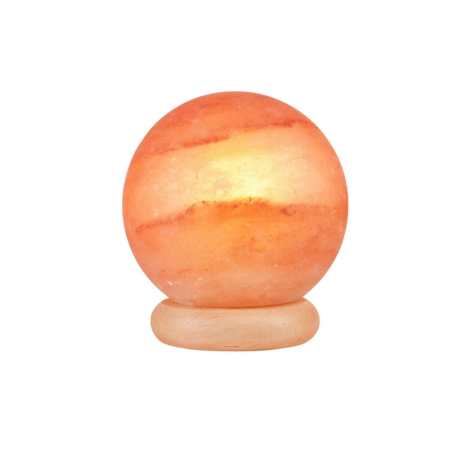 Envostar Salzkristall-Tischlampe Harmony, Stein Rot IP20, 1 x 25 W