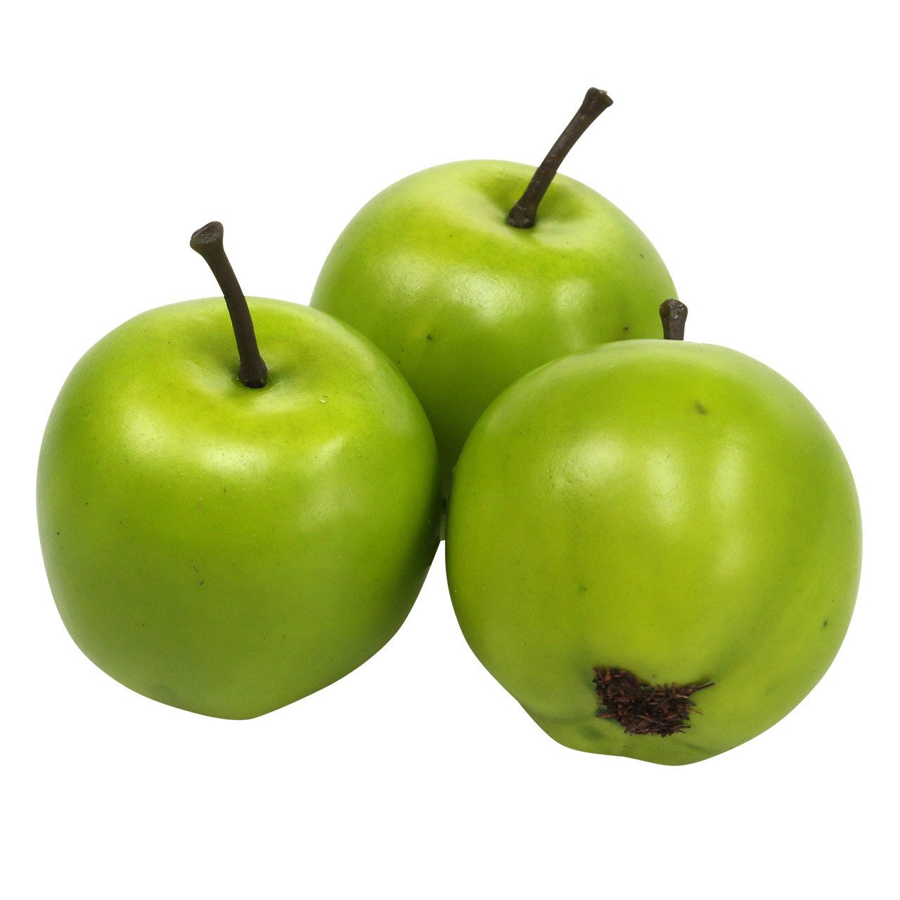 Kunstpflanze Künstliche Mini-Äpfel Deko-Obst Grün Täuschend Echt Streudeko, Viana, Höhe 4.5 cm