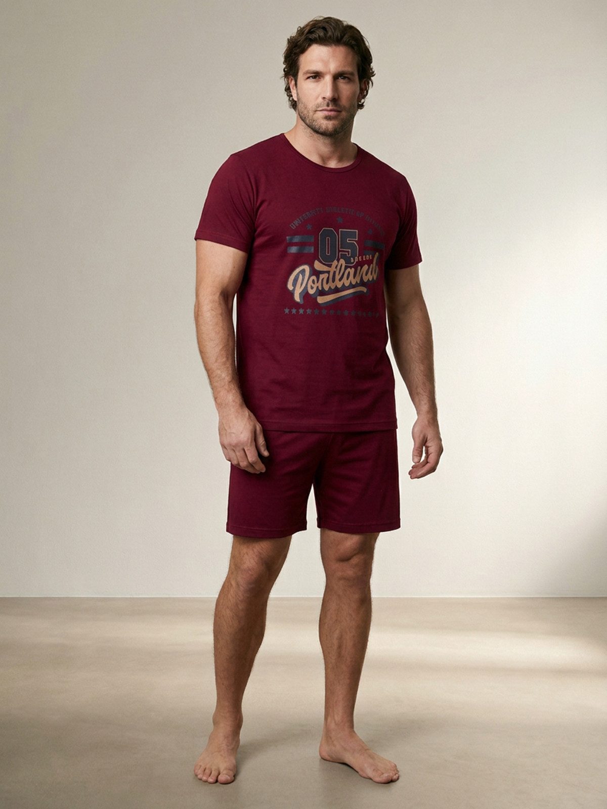Henry Terre Shorty Pyjama Set Shorty - Oregon Portland günstig online kaufen