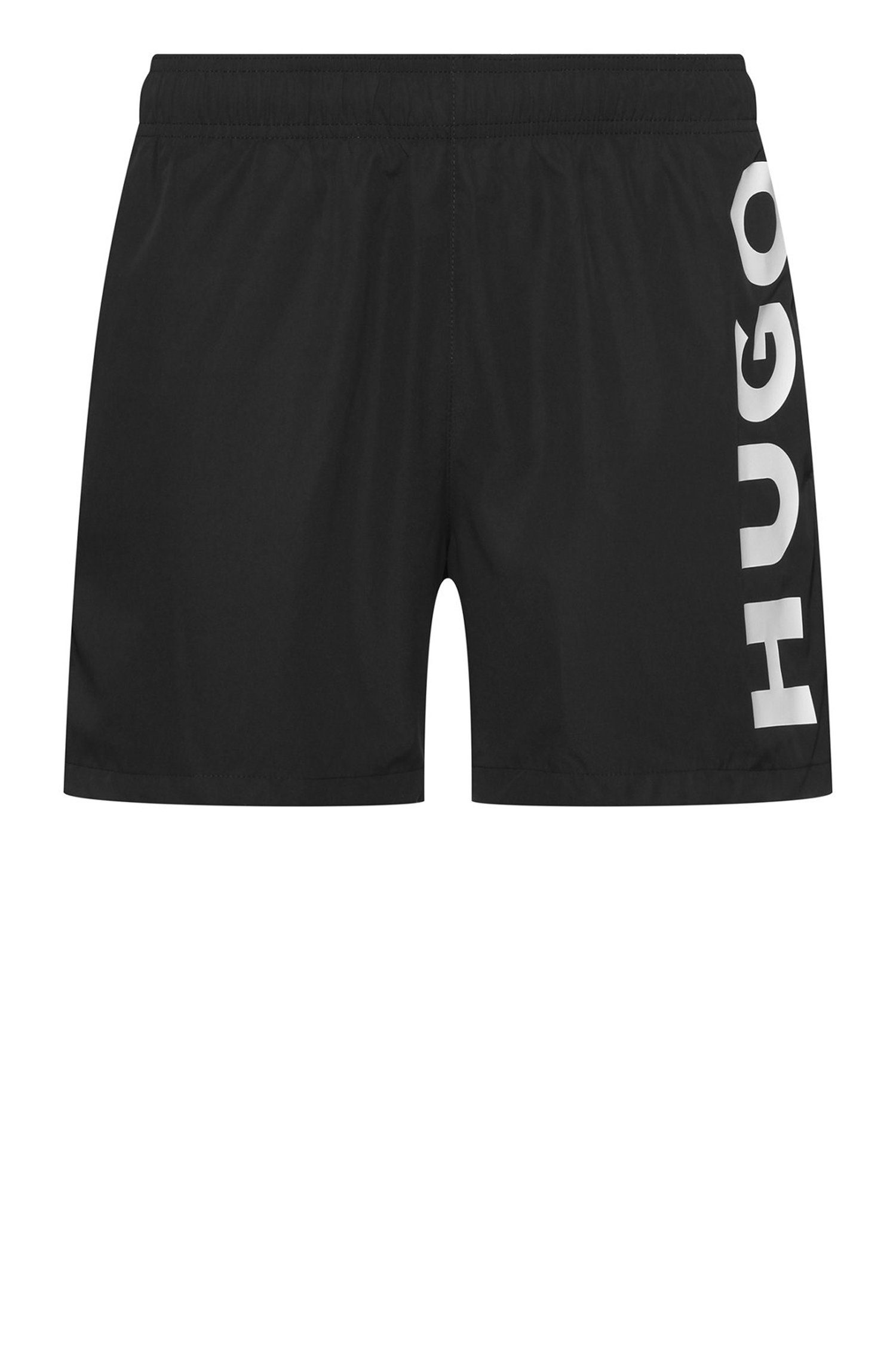 (001) Badehose Schwarz HUGO (1-St) Abas