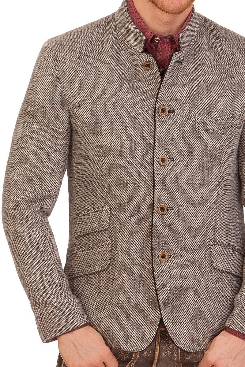 H. Moser Trachtenjanker Janker - HINTERGLEMM - dunkelgrau