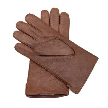 Hand Gewand by Weikert Lederhandschuhe SIR HELMUT- Peccary Lederhandschuhe mit Alpaka gefüttert