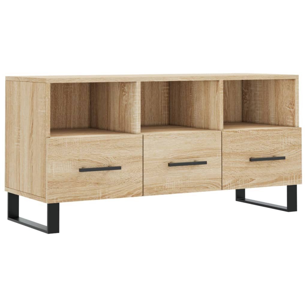 vidaXL TV-Schrank TV-Schrank Sonoma-Eiche 102x36x50 Holzwerkstoff Eiche Sonoma (1-St) cm