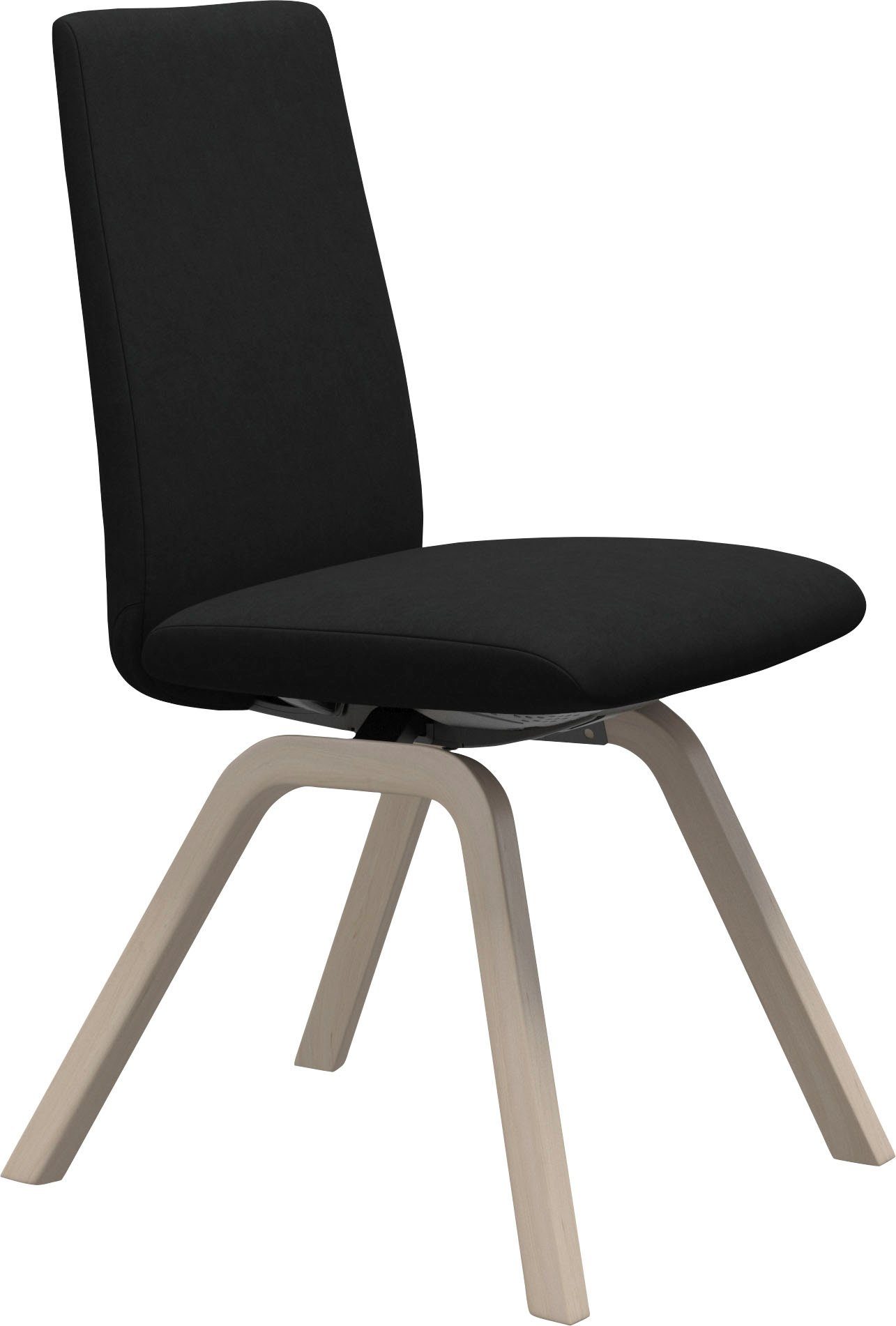 Stressless® Polsterstuhl Laurel, Low Back, Größe M, mit schräggestellten Beinen in Eiche gekalkt