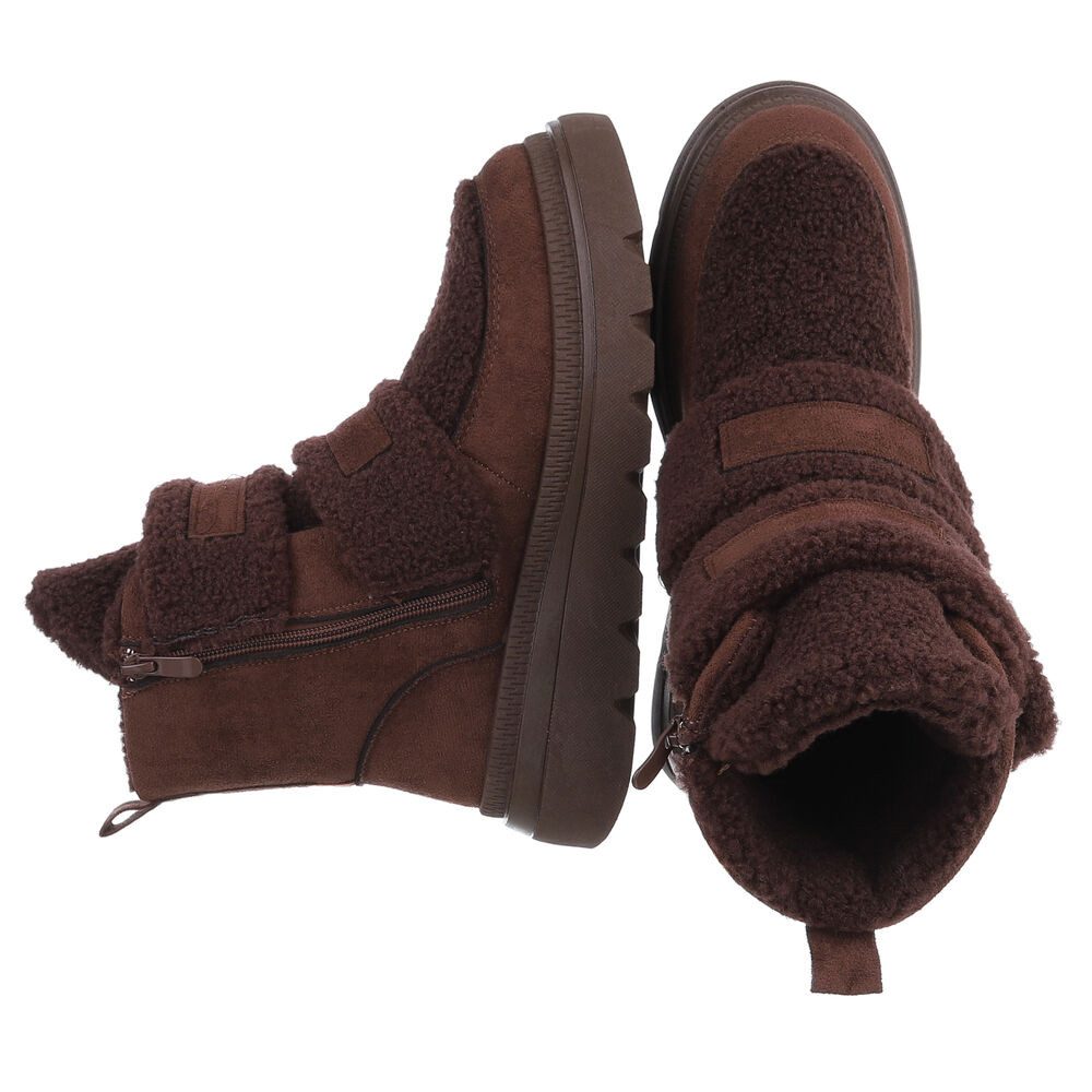 Ital-Design Sportliche Stiefelette mit Klettverschluss für günstig online kaufen