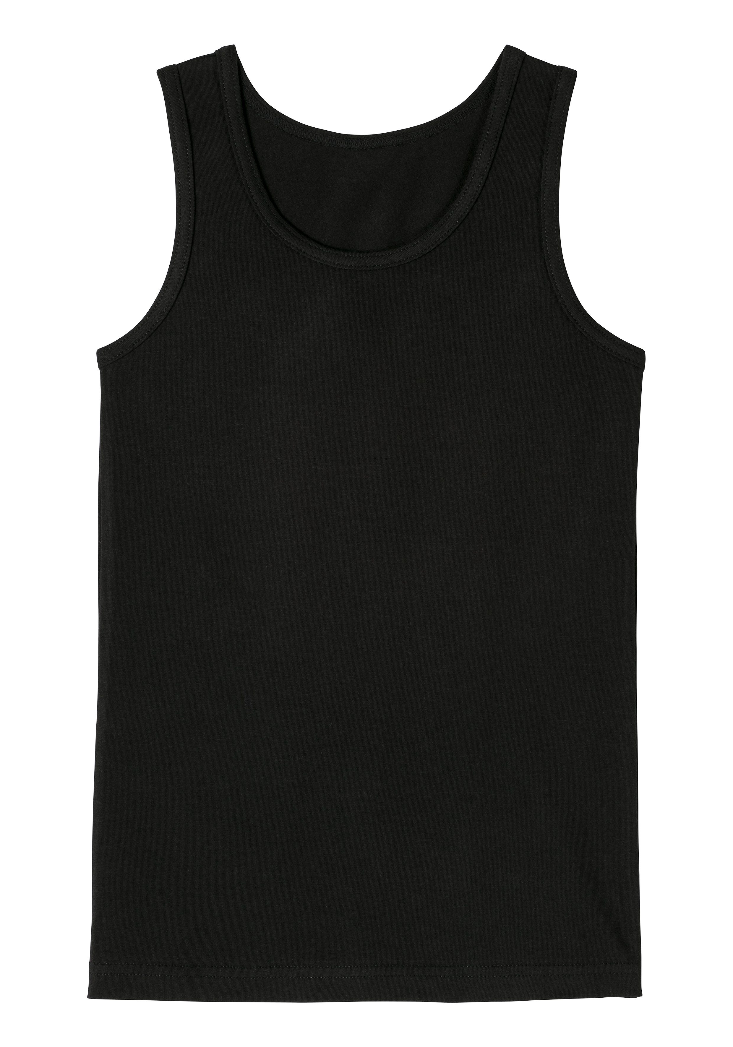 2-St) (Packung, Buffalo Uni, Tanktop, Unterziehshirt im und Streifendesign Unterhemd