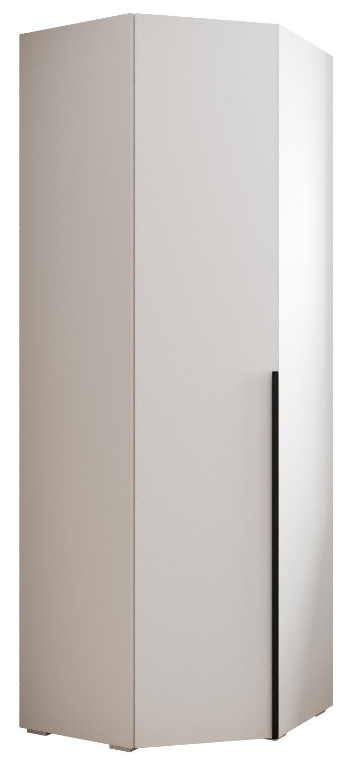 ABIKS MÖBEL Eckschrank Inova 1 Eckkleiderschrank mit Kleiderstange und Rega günstig online kaufen