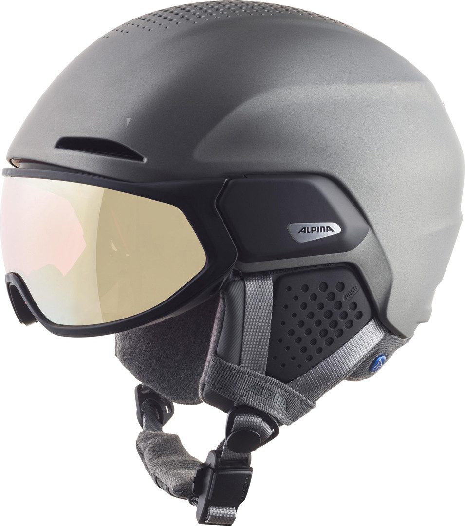 Alpina Skihelm ALPINA ALTO QV Helm 2026 gun metal matt