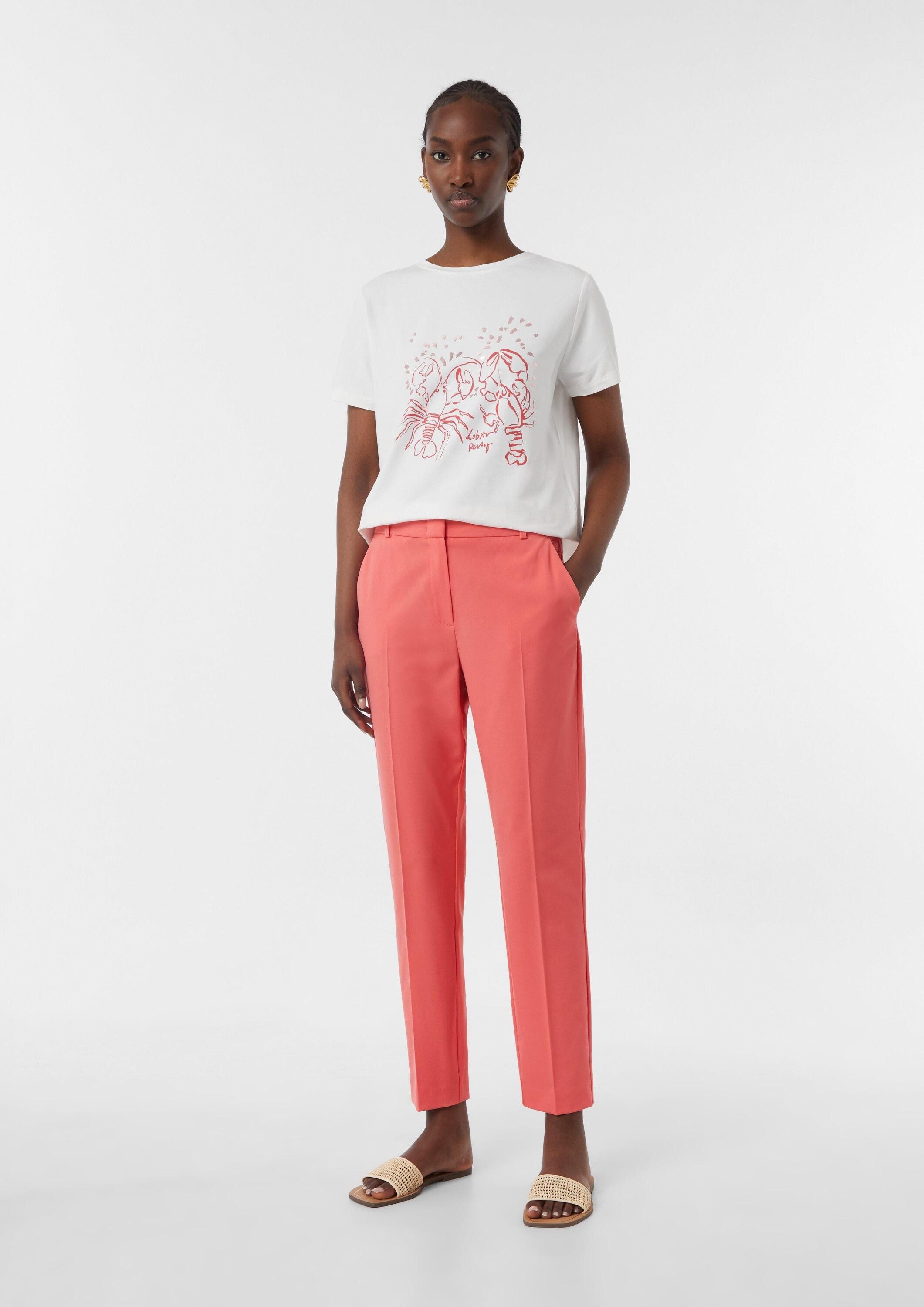 comma 7/8-Hose Hose Elegante Stoffhose im Slim Fit günstig online kaufen