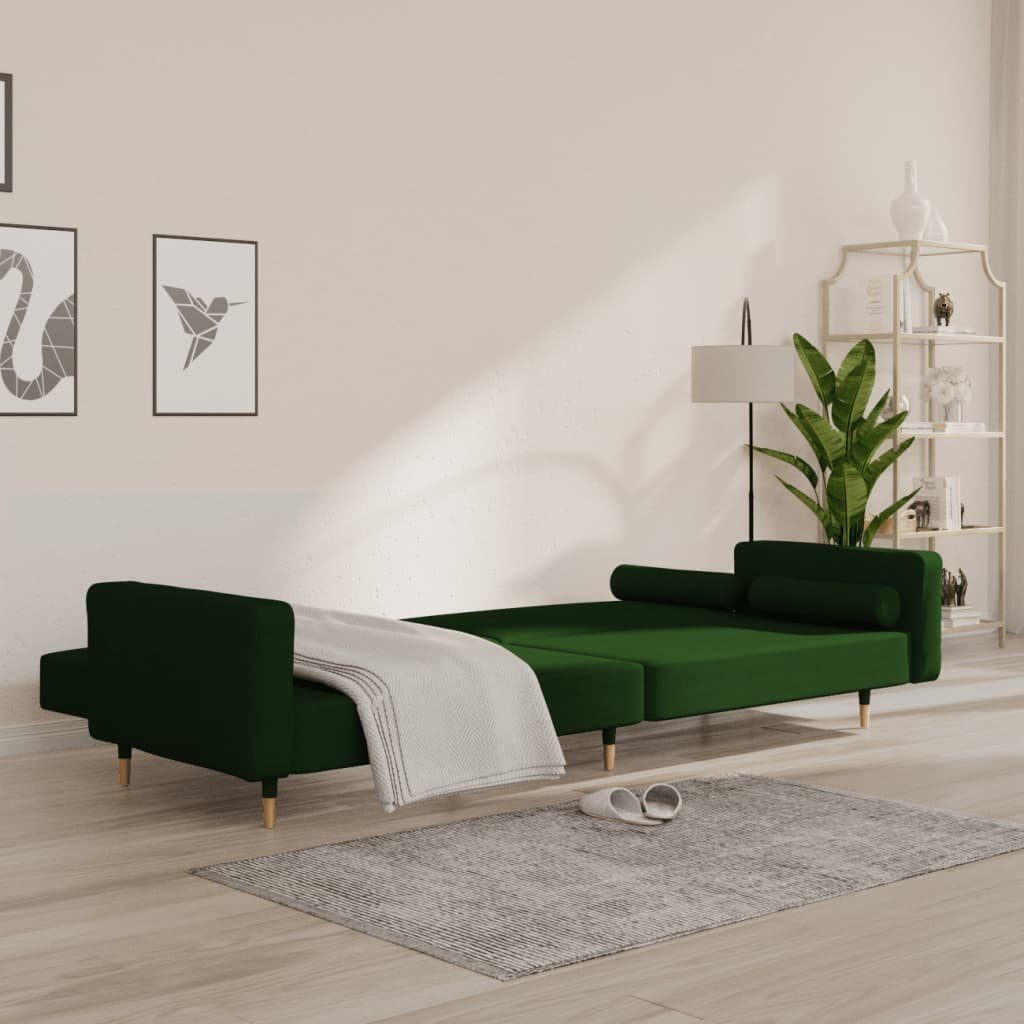 vidaXL Sofa Schlafsofa 2-Sitzer mit 2 günstig online kaufen