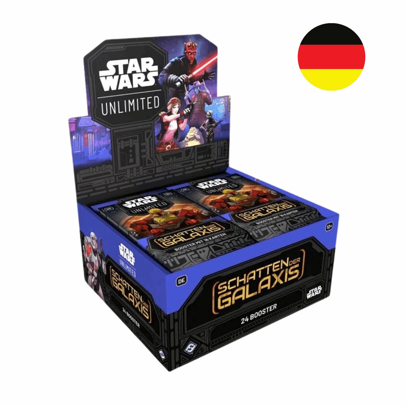 Star Wars Sammelkarte Star Wars: Unlimited - Schatten der Galaxis Booster Display Deutsch