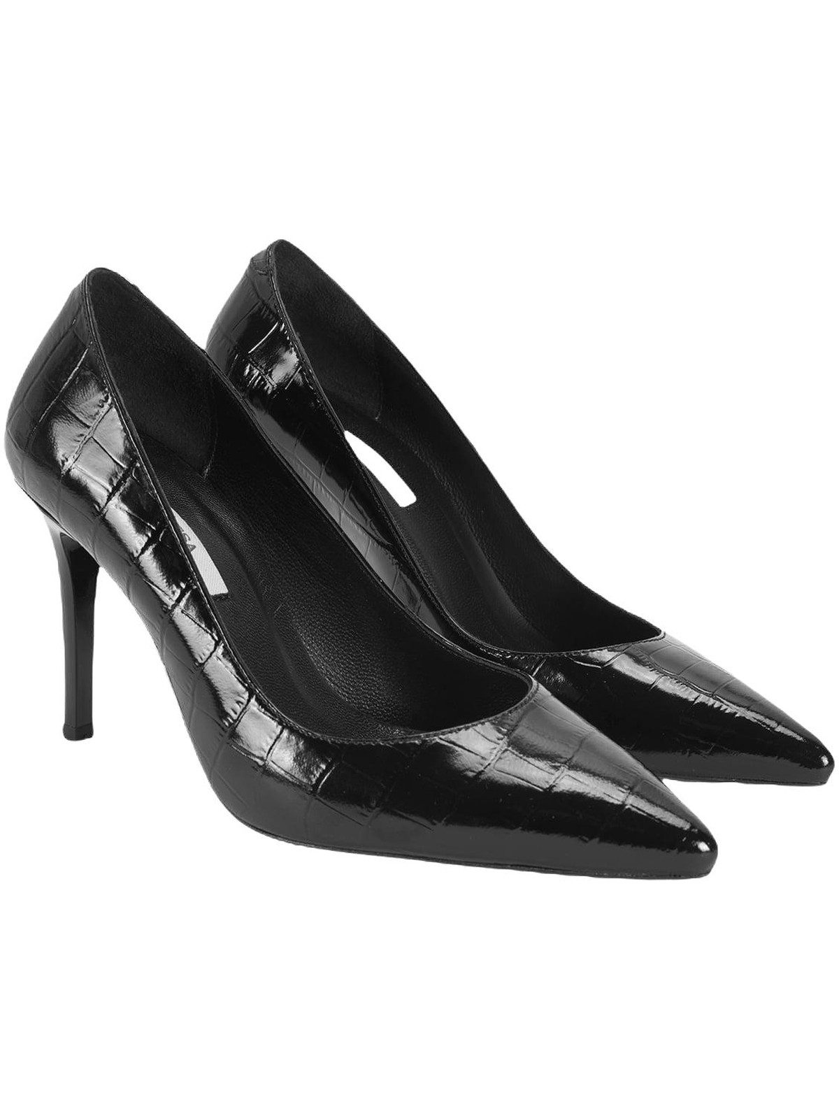 Desa Desa Damen-Slipper – Obermaterial und Futter aus Leder, Stilettoabsatz Pumps