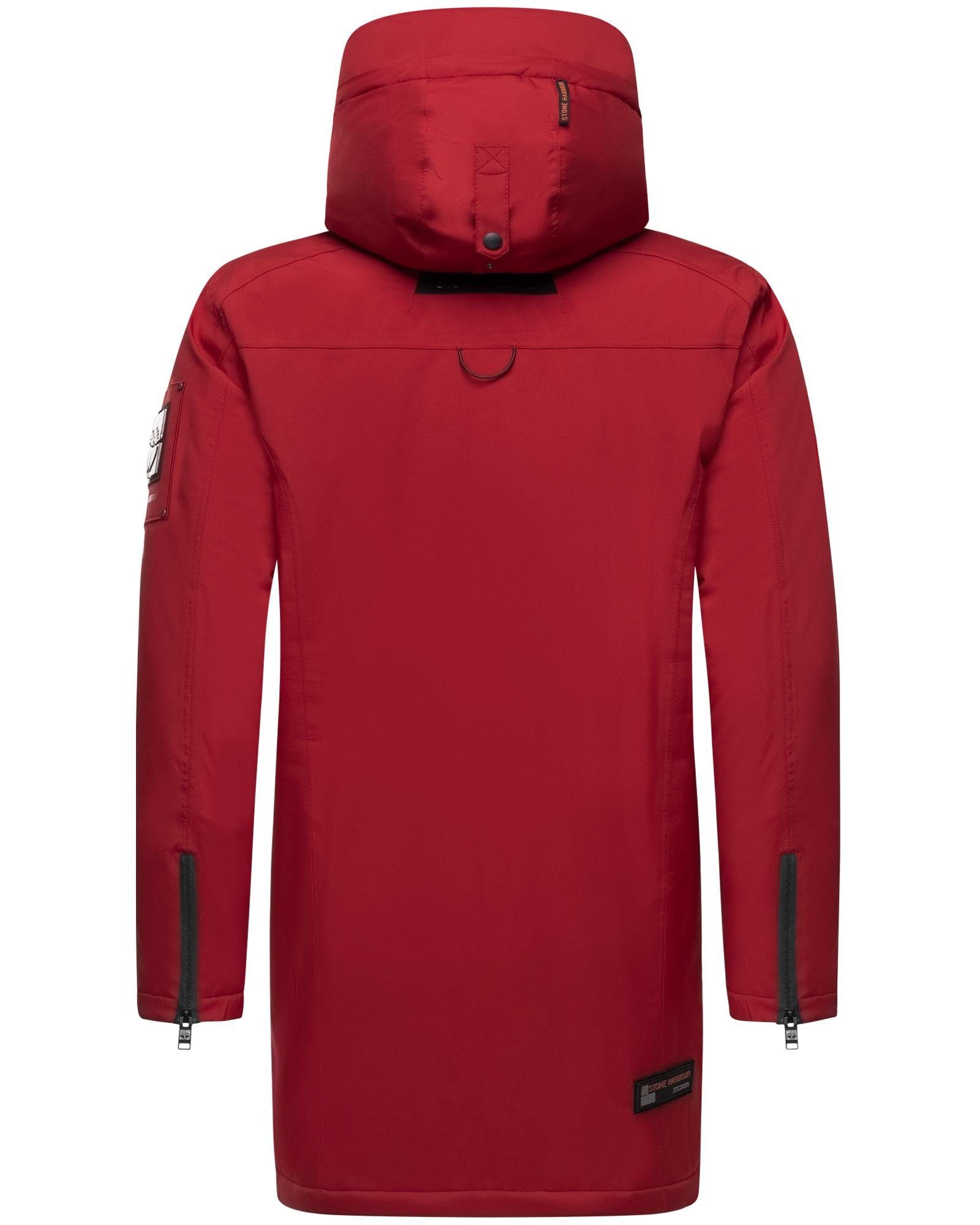 Stone Harbour Wintermantel Ragaan modischer Herren Winterparka mit Teddyfell Futter