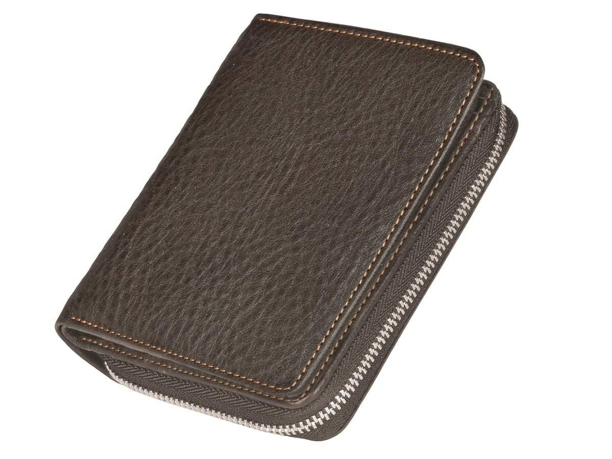 Sonnenleder Geldbörse Sinn Portemonnaie Herren Damen Leder 6 Kartenfächer sehr edel, Herrenbörse, Portemonnaie 9x11cm, 6 Kartenfächer, sehr edel