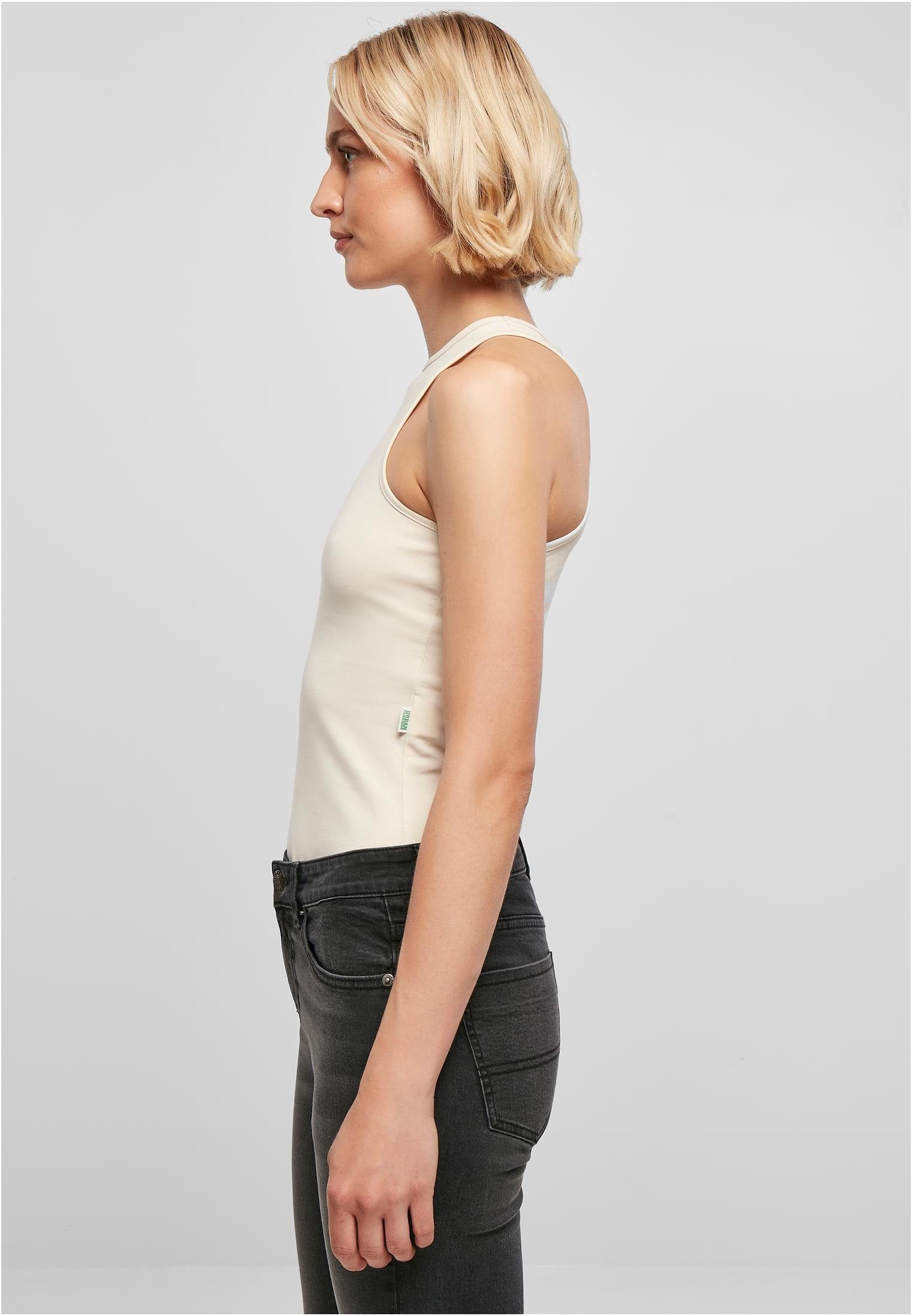 Body, Asymmetric Aus Elasthan) (Bio-Baumwolle Organic CLASSICS URBAN Stretch-Jersey Body Ladies Stretch und Damen