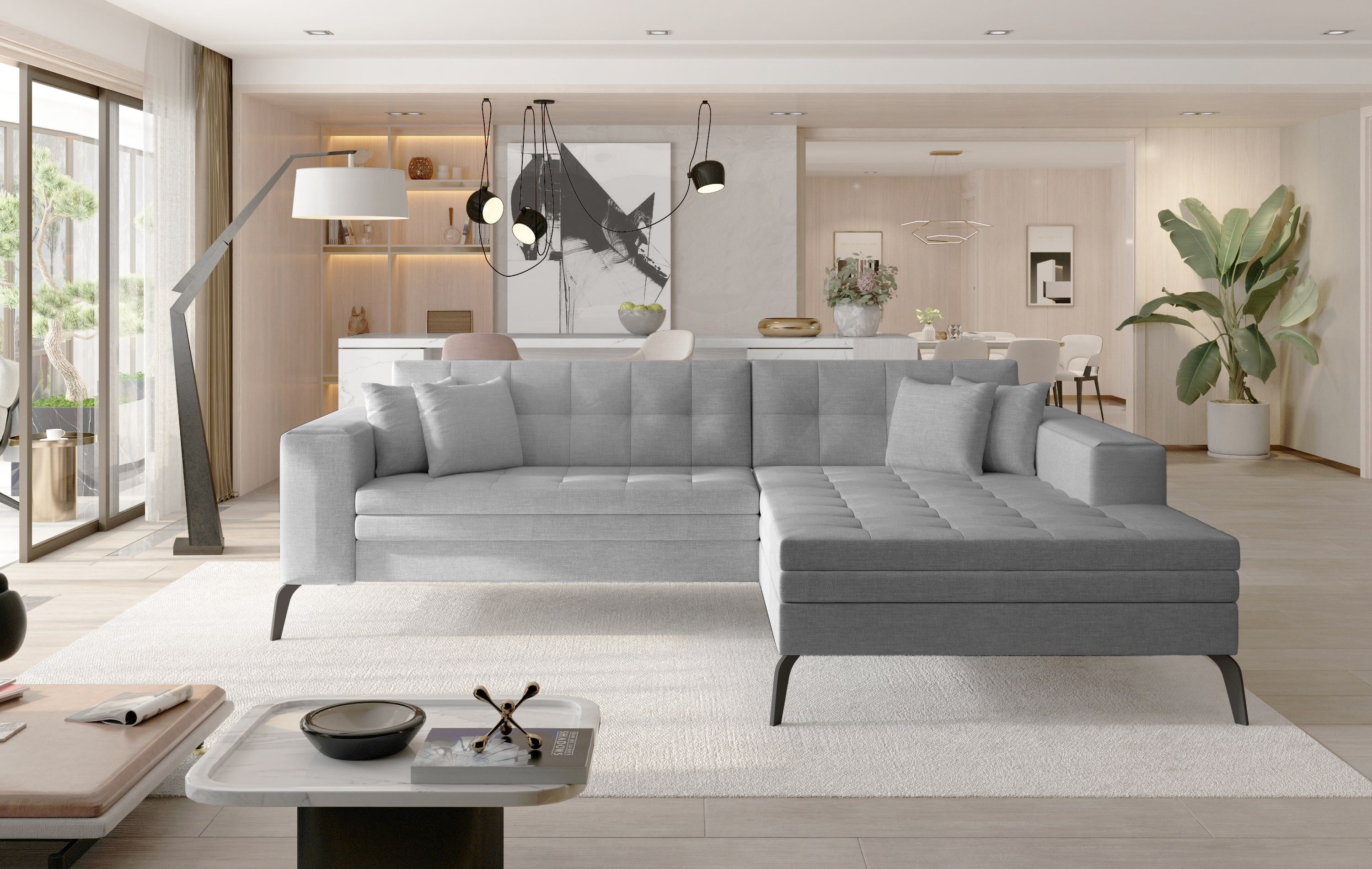 MF Design Polsterecke Sokka, mit Bettfunktion