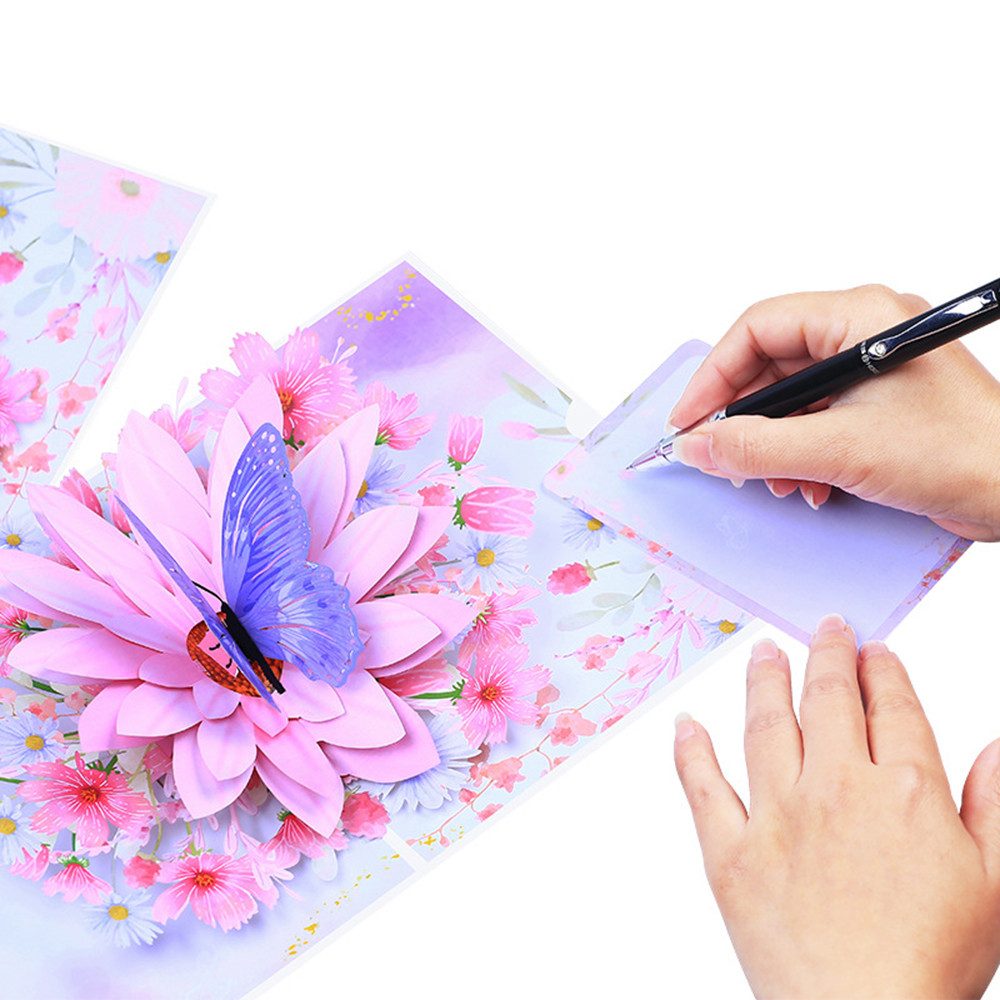 Bomiclss Grußkarten Muttertagskarte,Papier Muttertag,3D Pop Up Grußkarte für Mama