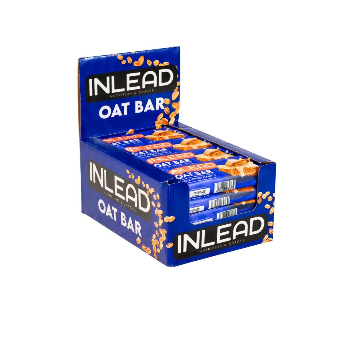 Inlead Nutrition GmbH & Co. KG Inlead Oat Bar 20x100g Apple Strudel Flavor Riegel, 100.0 g