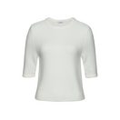 LASCANA Kurzarmpullover, flauschiger Strickpullover, figurnaher Schnitt