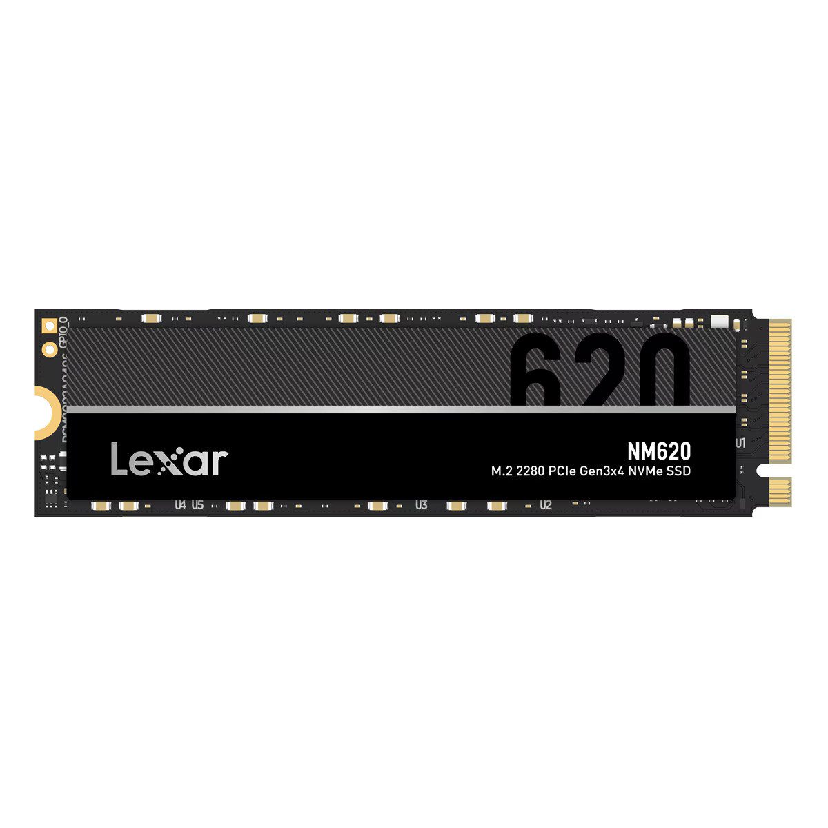 Lexar NM620 M.2 2280 PCIe NVMe SSD-Festplatte (512 GB) 3500 MB/S Lesegeschwindigkeit, 2400 MB/S Schreibgeschwindigkeit