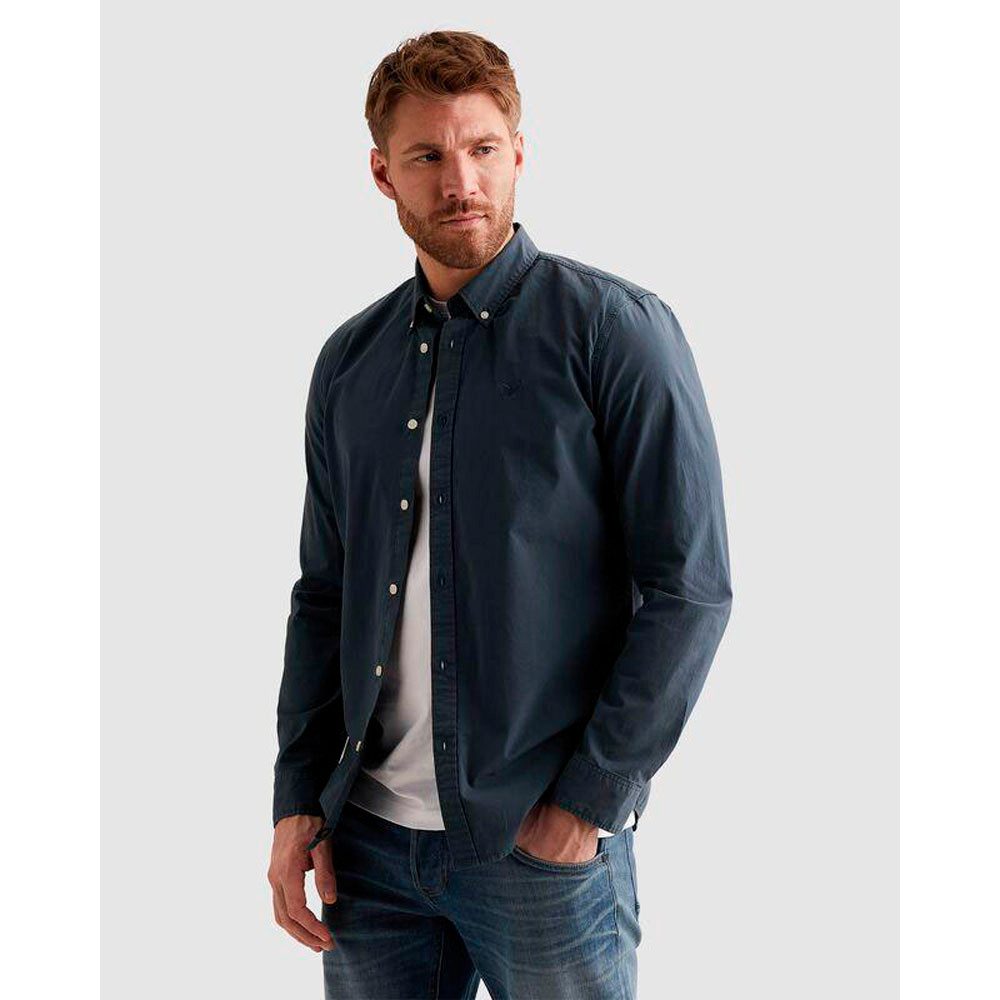 PME LEGEND Langarmhemd Button-down-Kragen günstig online kaufen