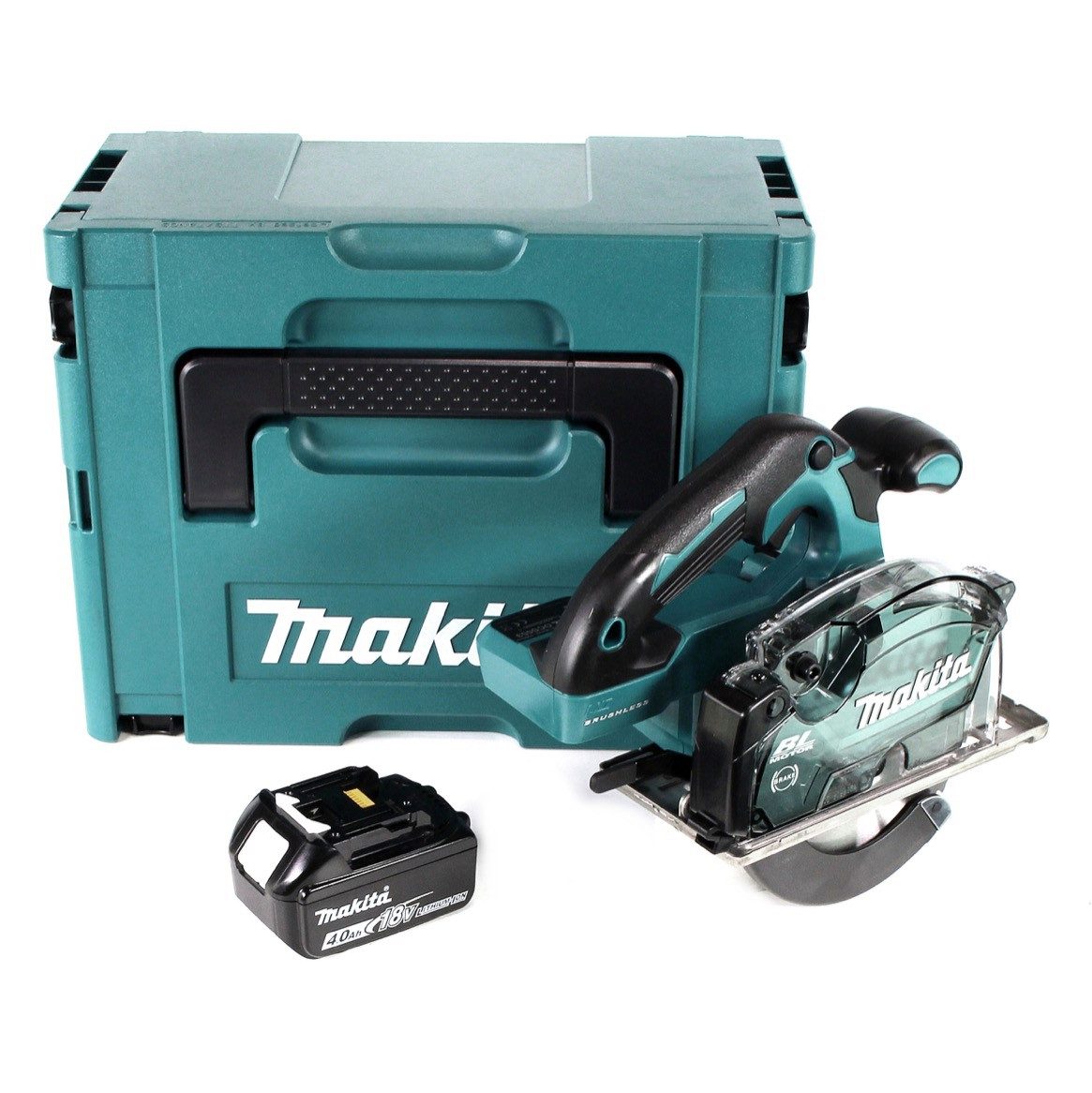 Thumbnail - Makita Kompakt-Handkreissäge DCS 553 M1J Akku Metallhandkreissäge 18V 150 mm Brushless + 1x Akku 4