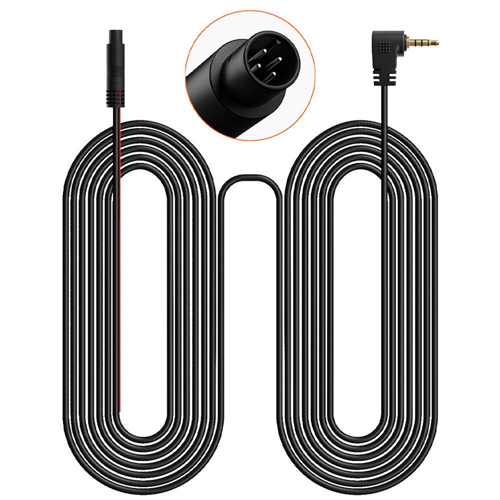 WOLFBOX 33FT Rückfahrkamera-Kabel (4-polig, 2,5 mm) für G840S/G840H/G850/G900 Verlängerungskabel, (1000 cm)