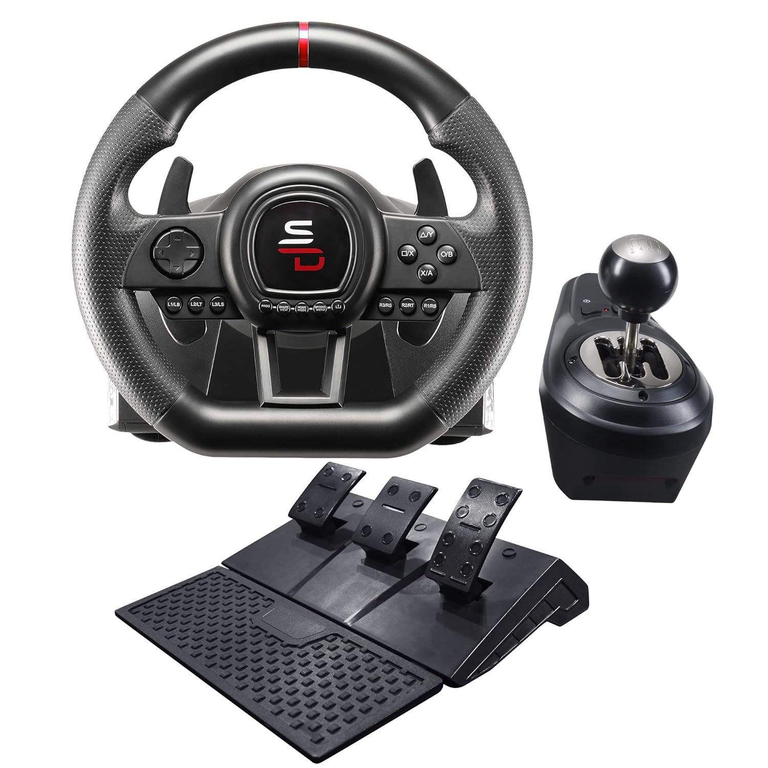 Superdrive GS 650-X Lenkrad für PlayStation, PS4, XBox One Series X/S Gaming-Lenkrad
