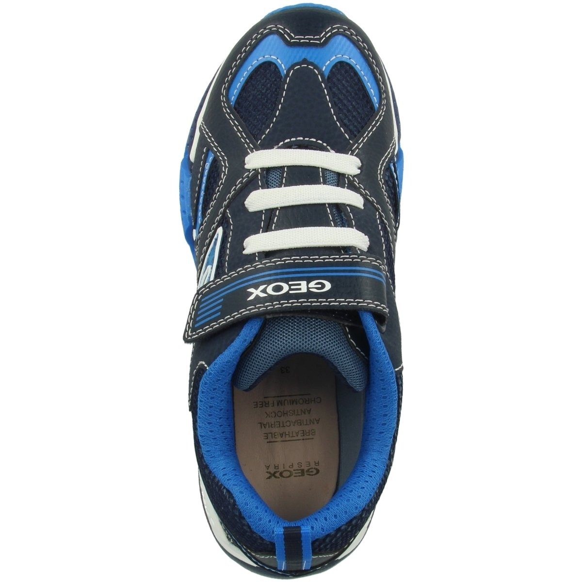 Kinder Unisex J LED Funktion B. Geox Sneaker A Bayonyc blau