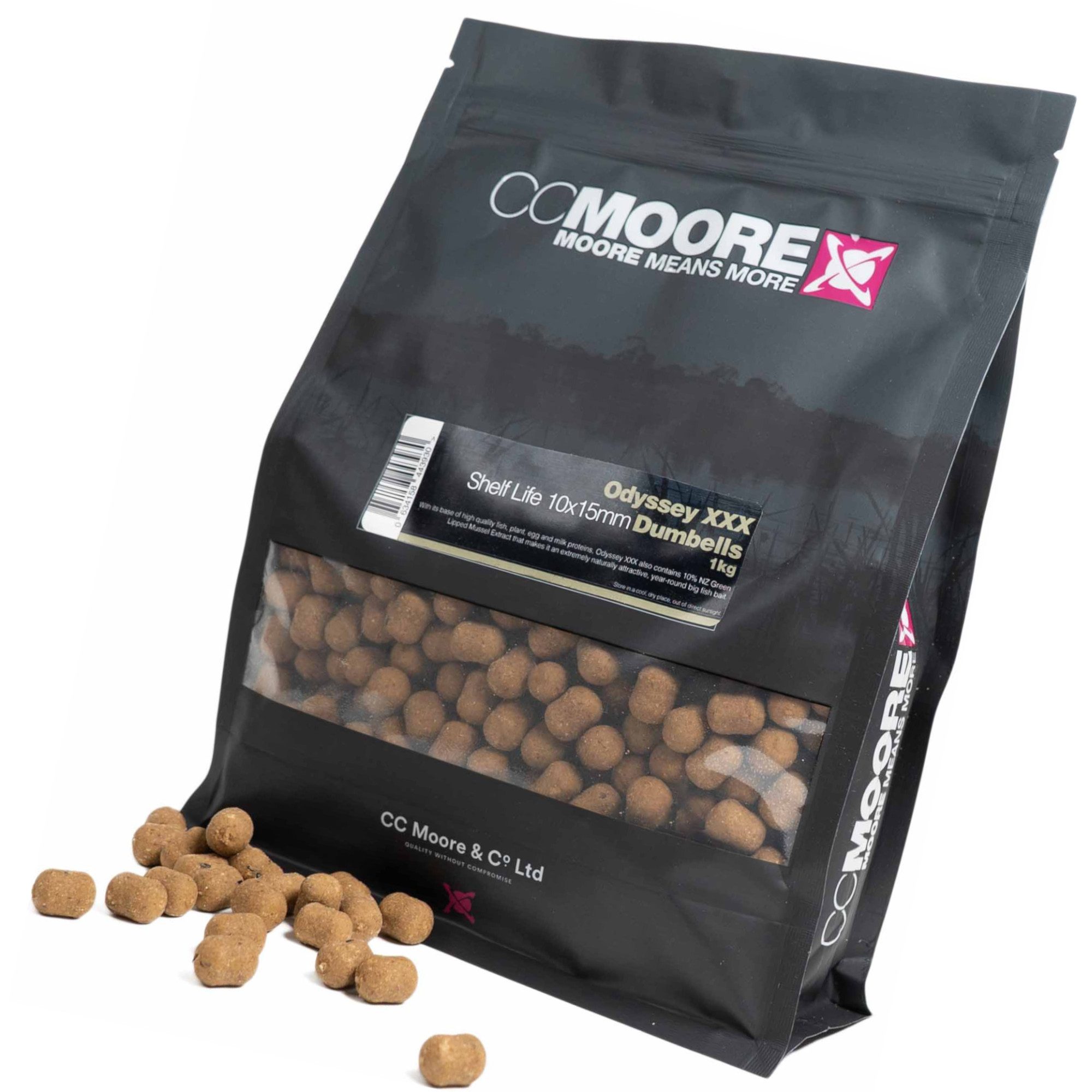 CC Moore Fischboilies Odyssey XXX 10X15mm Dumbells 1kg