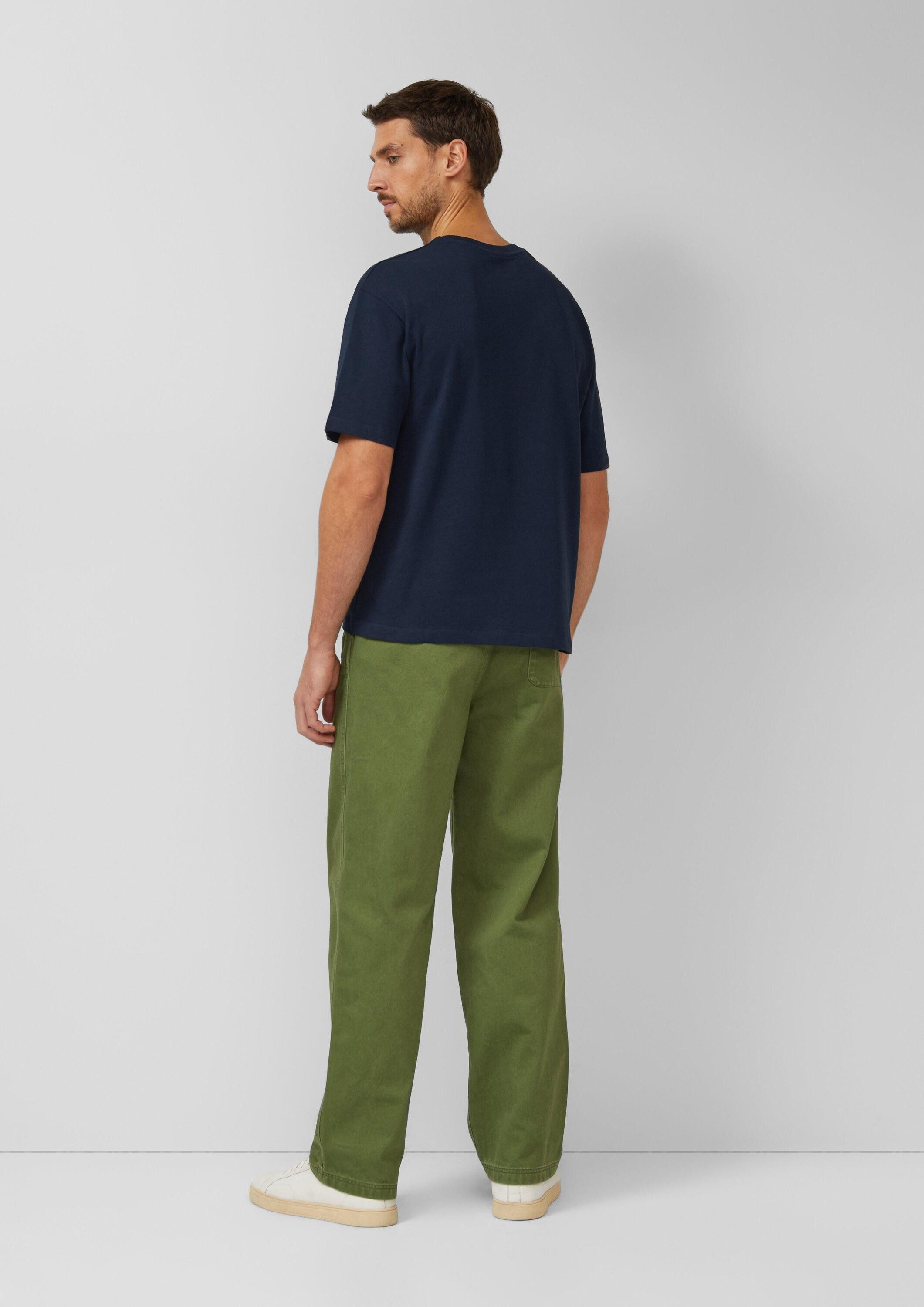 s.Oliver Kurzarmshirt T-Shirt T-Shirt aus Heavy Jersey im Modern Fit