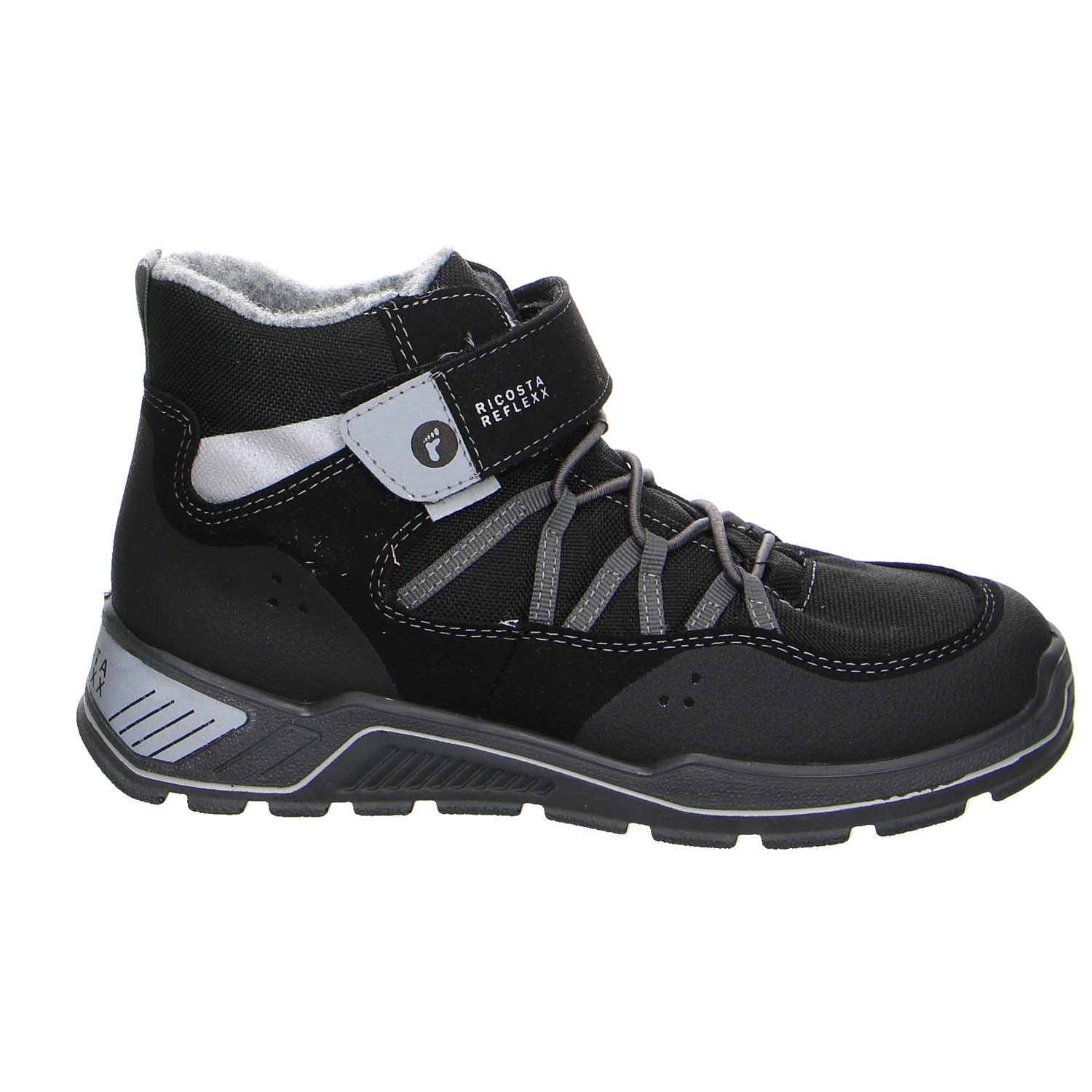 Ricosta Ricosta Arex Synthetik Klettstiefel Winter Junge schwarz Winterstiefelette