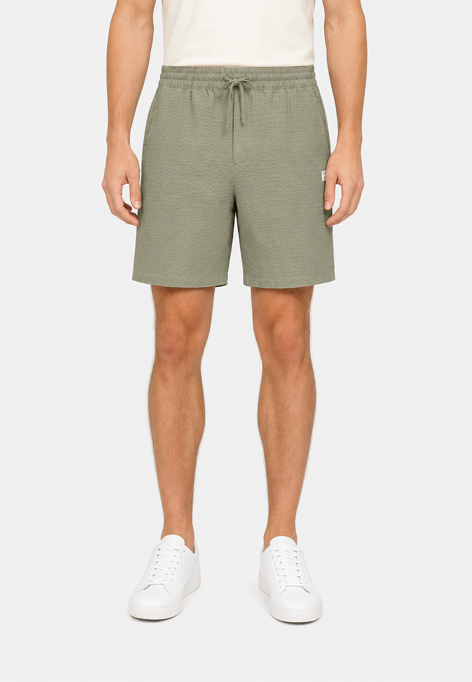SUBLEVEL Sweatshorts Strukturierte Sweatshorts Elastikbund für Herren (1-tlg) H70069AG62491_Shorts