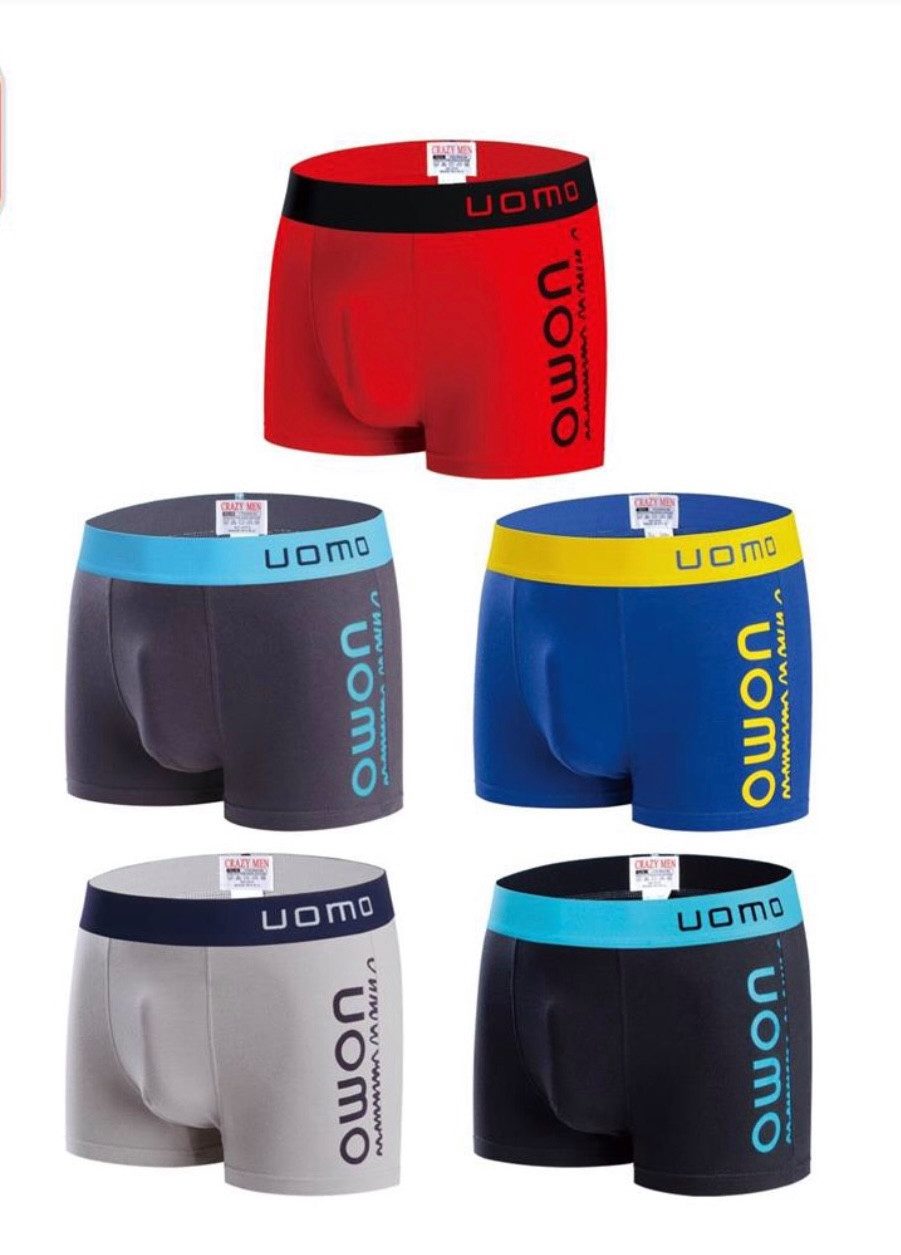 Uomo Boxershorts Herren Boxershorts 5er Pack Farbmix Baumwolle 2374 Atmungsaktiv