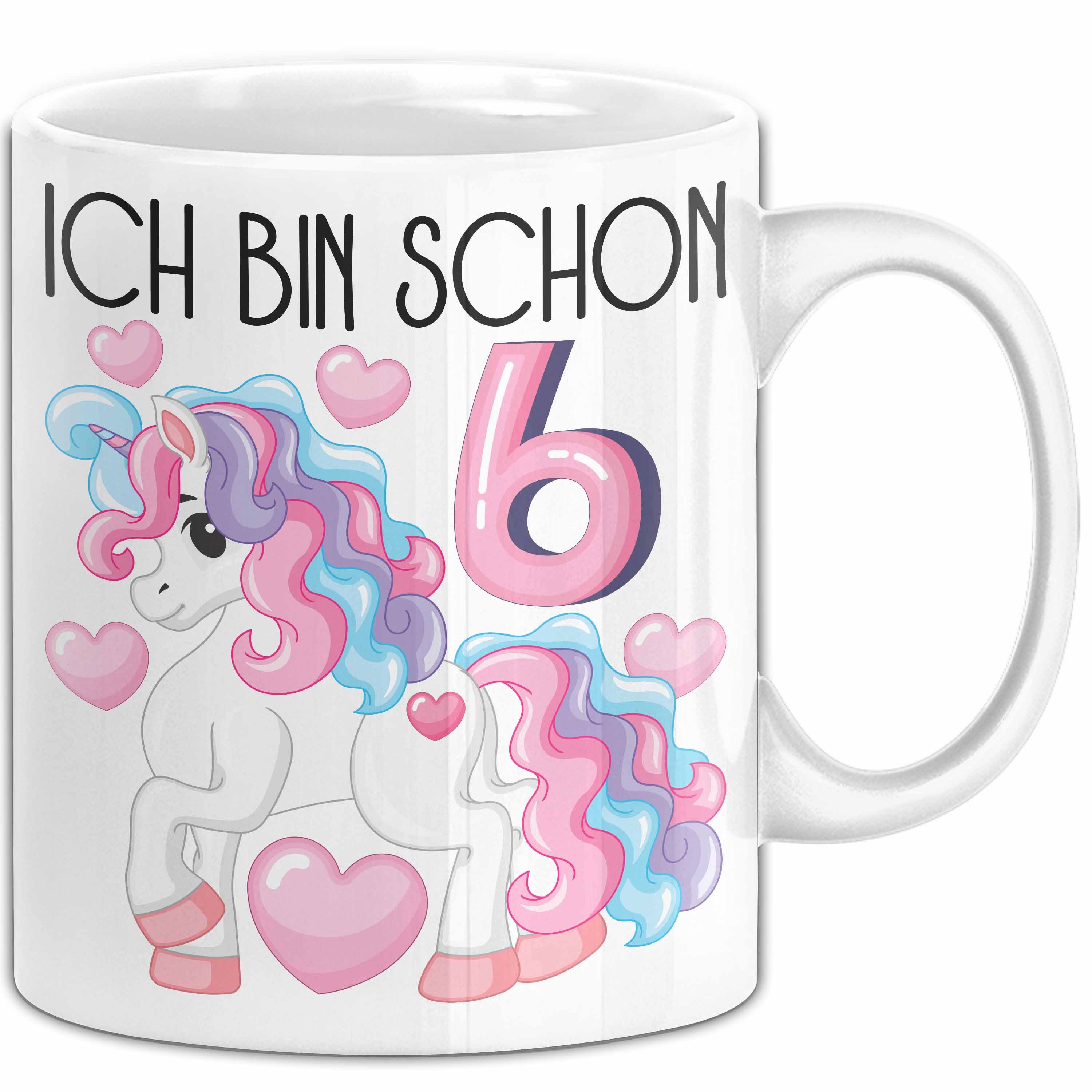 Tasse 6. Geburtstag Geschenk Tasse Becher Mädchen Tochter Geburtstagsgeschen