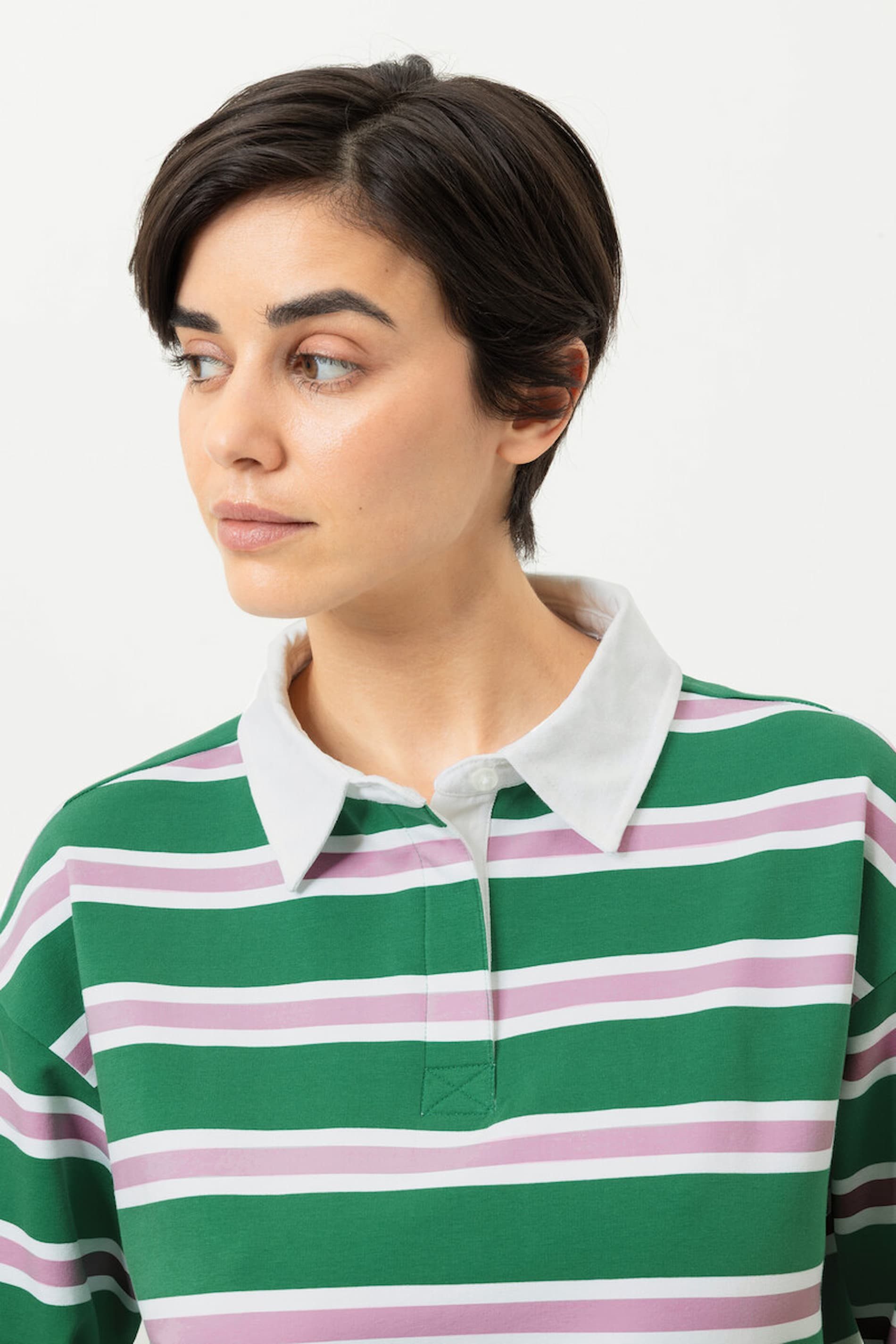 Mey Nachthemd Sweat Dress langarm TOUCHLINE STRIPES