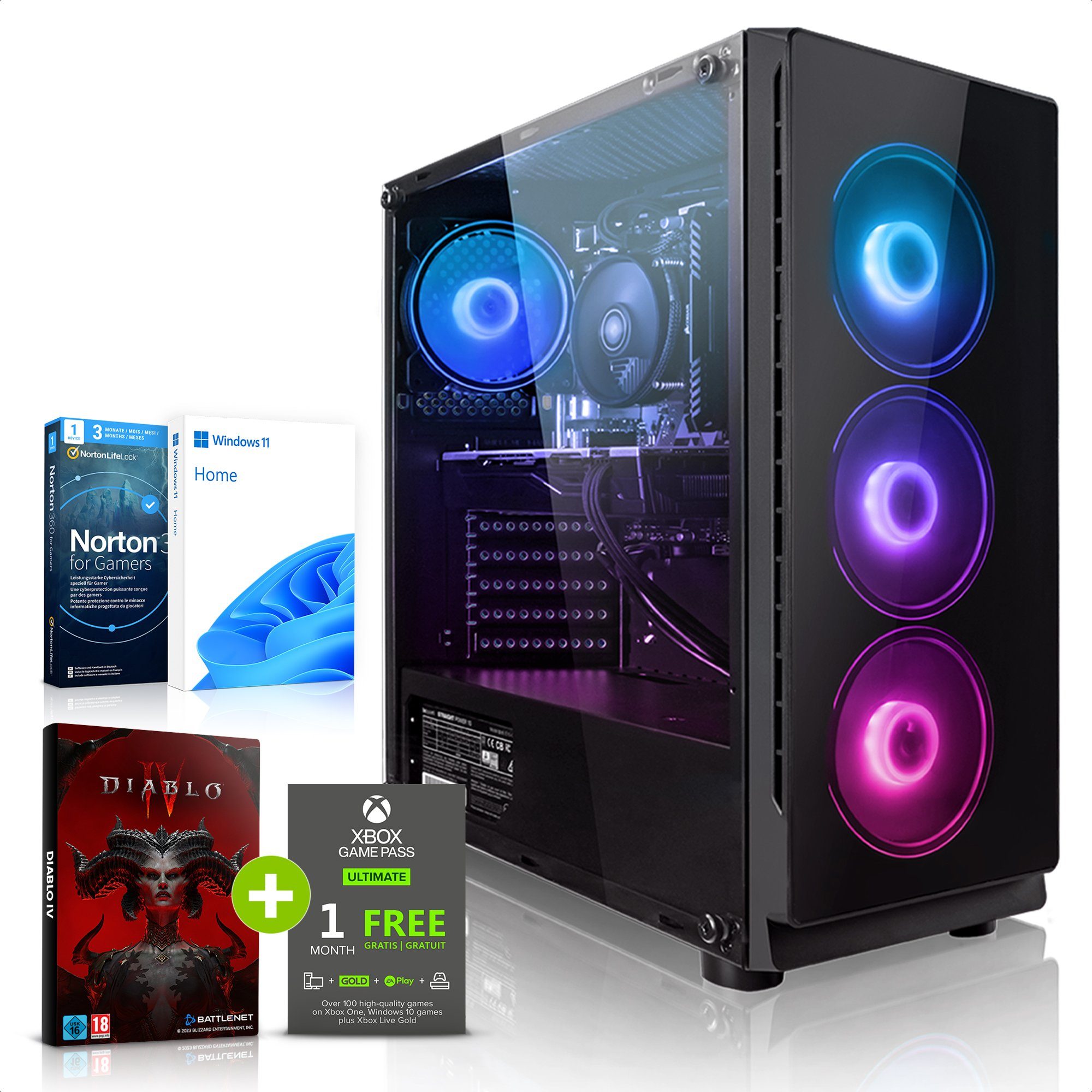 Megaport gaming pc amd ryzen 7 5700x image to u
