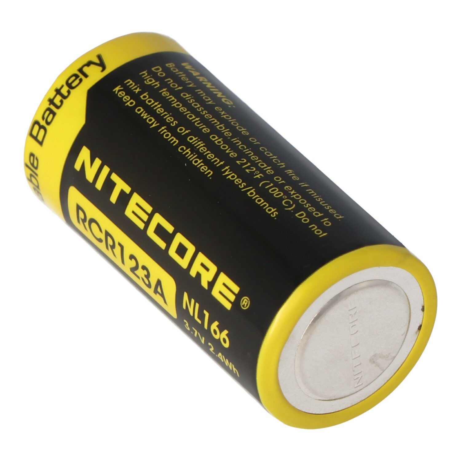 Nitecore 16340 Li-Ion Akku für Zebr V) 16340 Akku Akku auch CR123 mAh Li-Ionen geschützter 650 (3,7