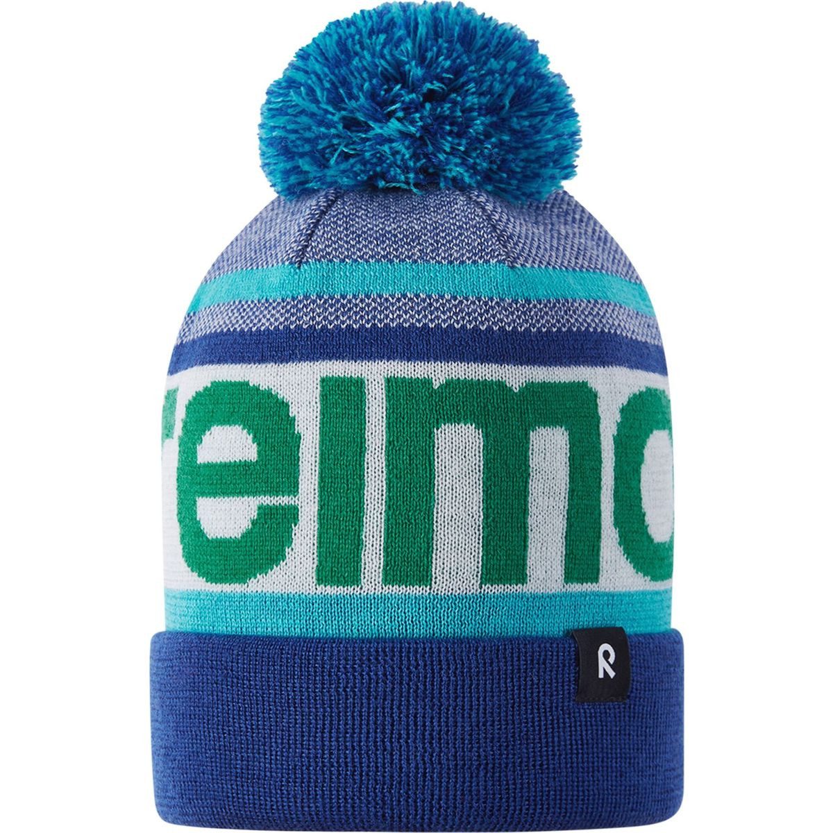 reima Beanie Beanie, Taasko Weiche Mütze mit Merinowolle, breitem Rand und Bommel für stilvollen