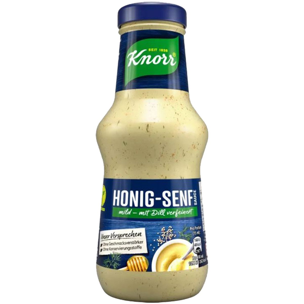 Knorr Saucen, Knorr Honig Senf Sauce mild mit Dill perfekt zu Geflügel 250ml