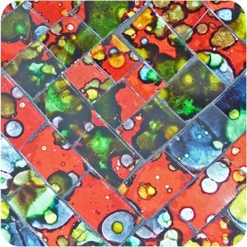 SIMANDRA Dekoschale Mosaik Schale Quadrat Bunt B: ca. 20 cm (1 Stück)