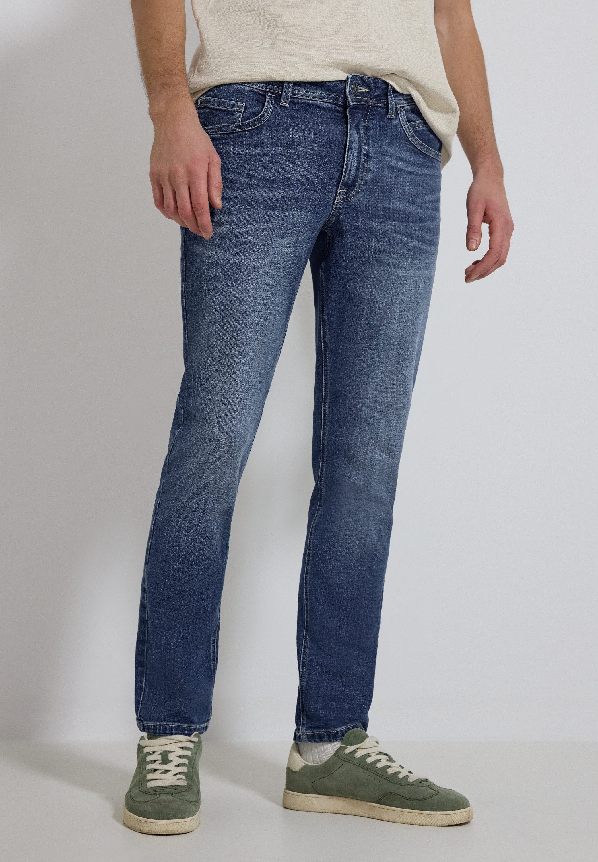 STREET ONE MEN Slim-fit-Jeans Middle Waist